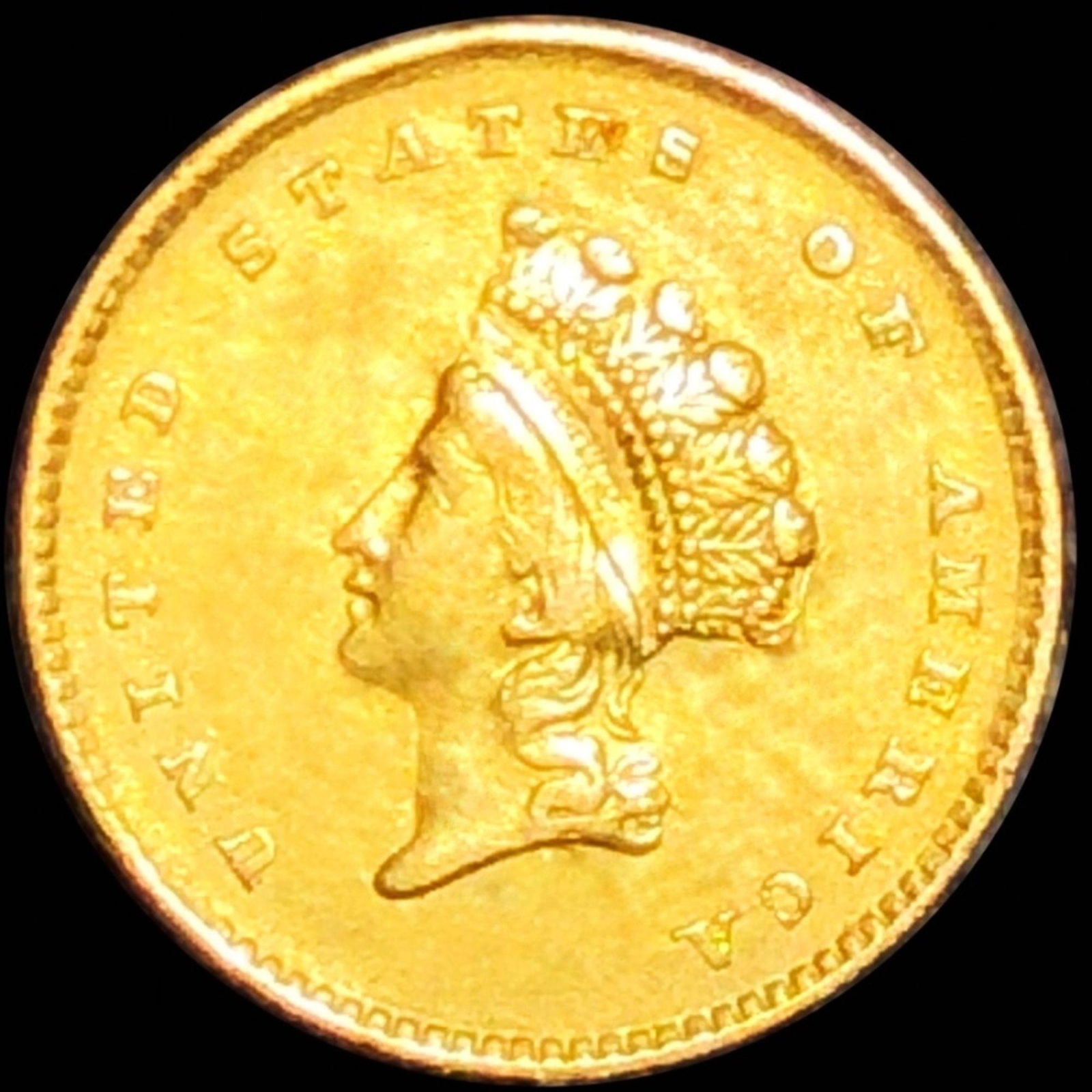 1854 Type 2 Rare Gold Dollar UNCIRCULATED (1 of 2)