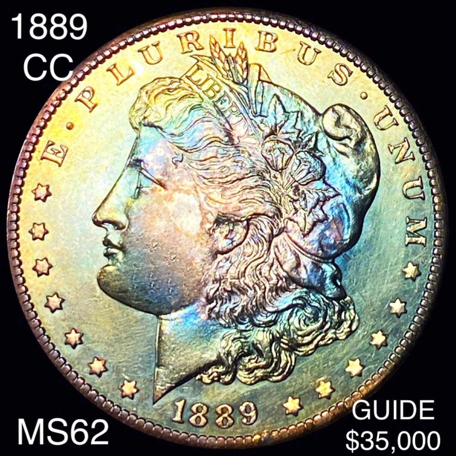 1889-CC Morgan Silver Dollar UNCIRCULATED (1 of 2)