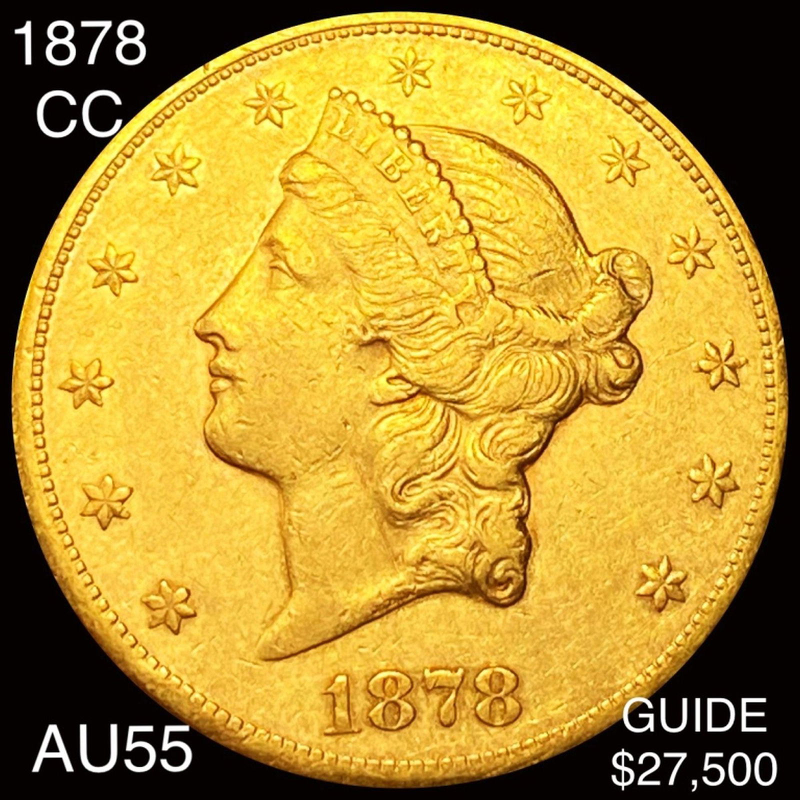 1878-CC $20 Gold Double Eagle CHOICE AU (1 of 2)