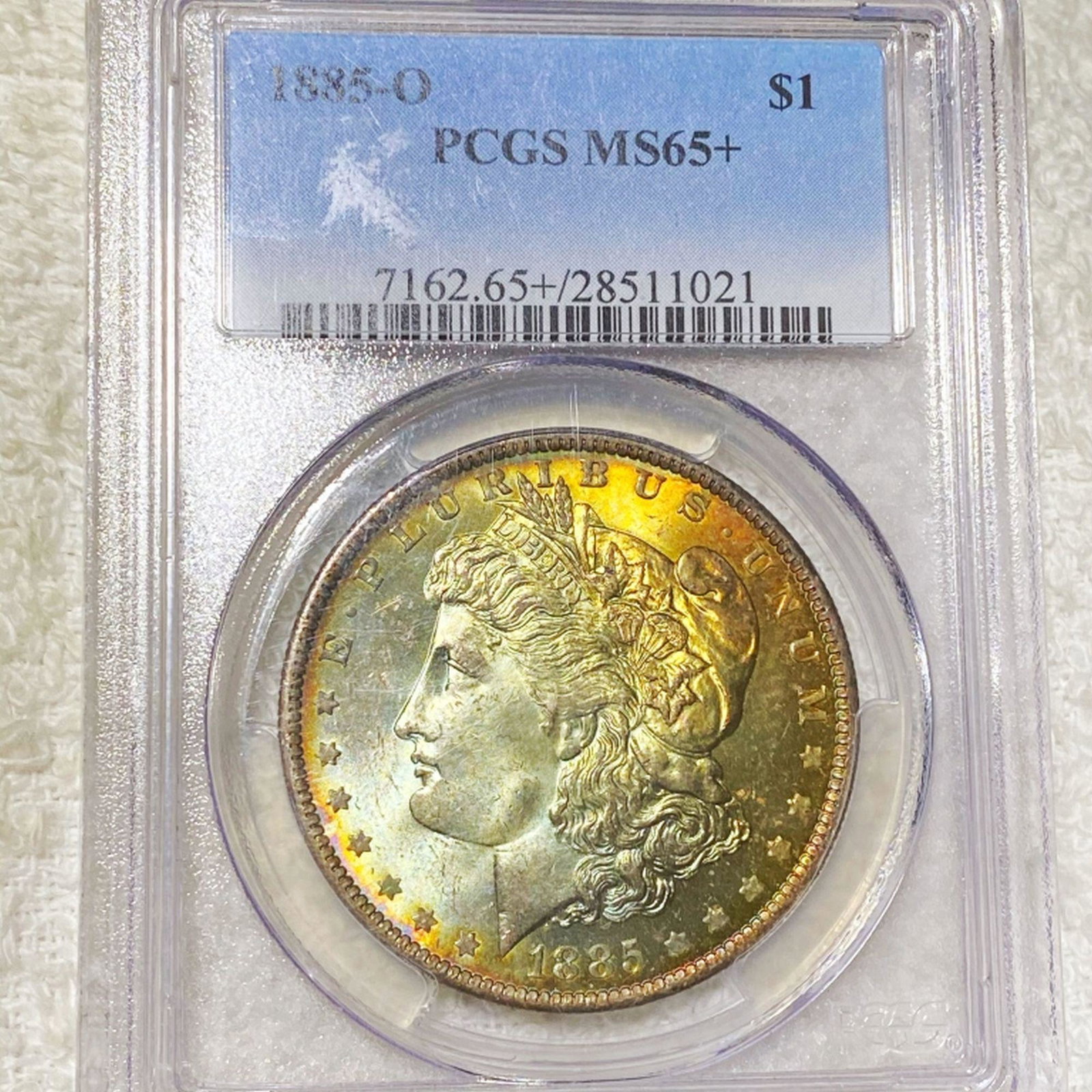 1885-O Morgan Silver Dollar PCGS - MS65+ (1 of 2)
