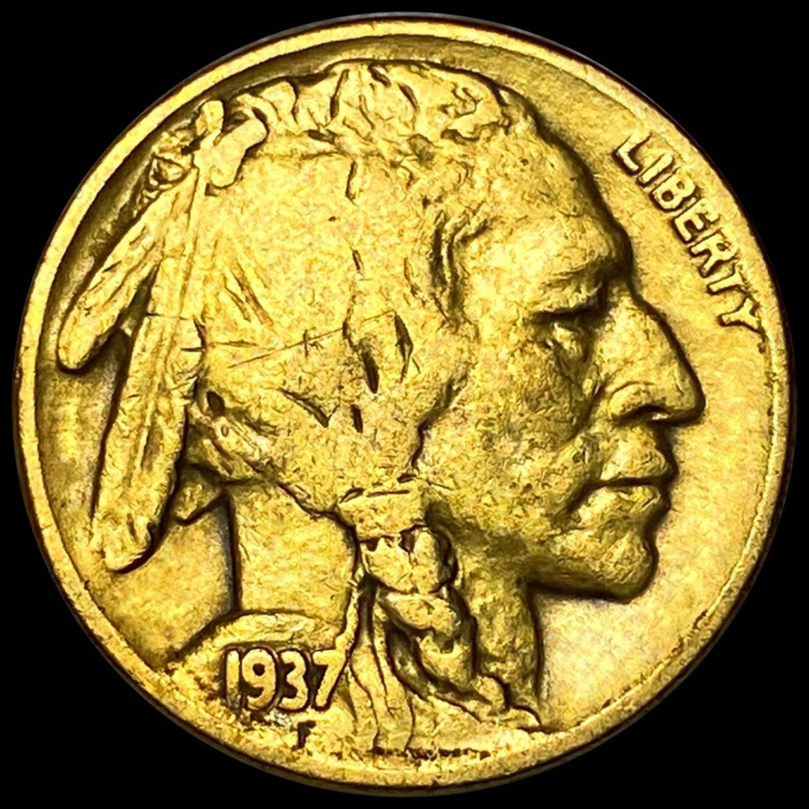 1937-D Buffalo Head Nickel LIGHTLY CIRCULATED (1 of 2)