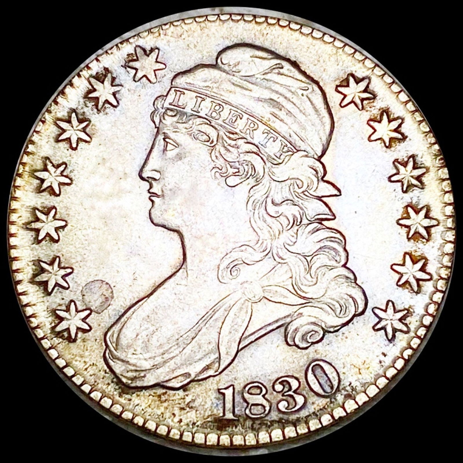 1830 Capped Bust Half Dollar CLOSELY UNC (1 of 2)