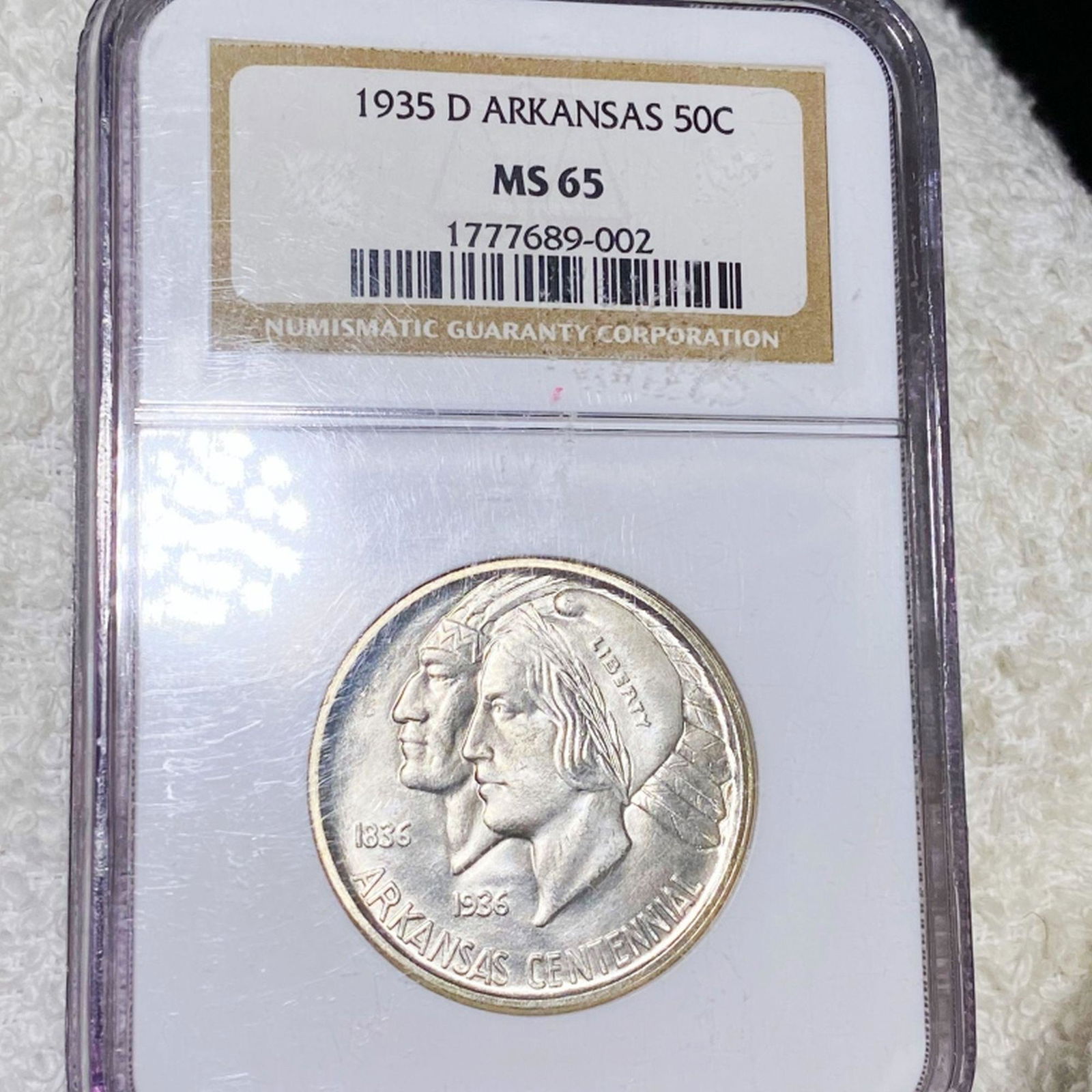 1935-D Arkansas Half Dollar NGC - MS65 (1 of 2)