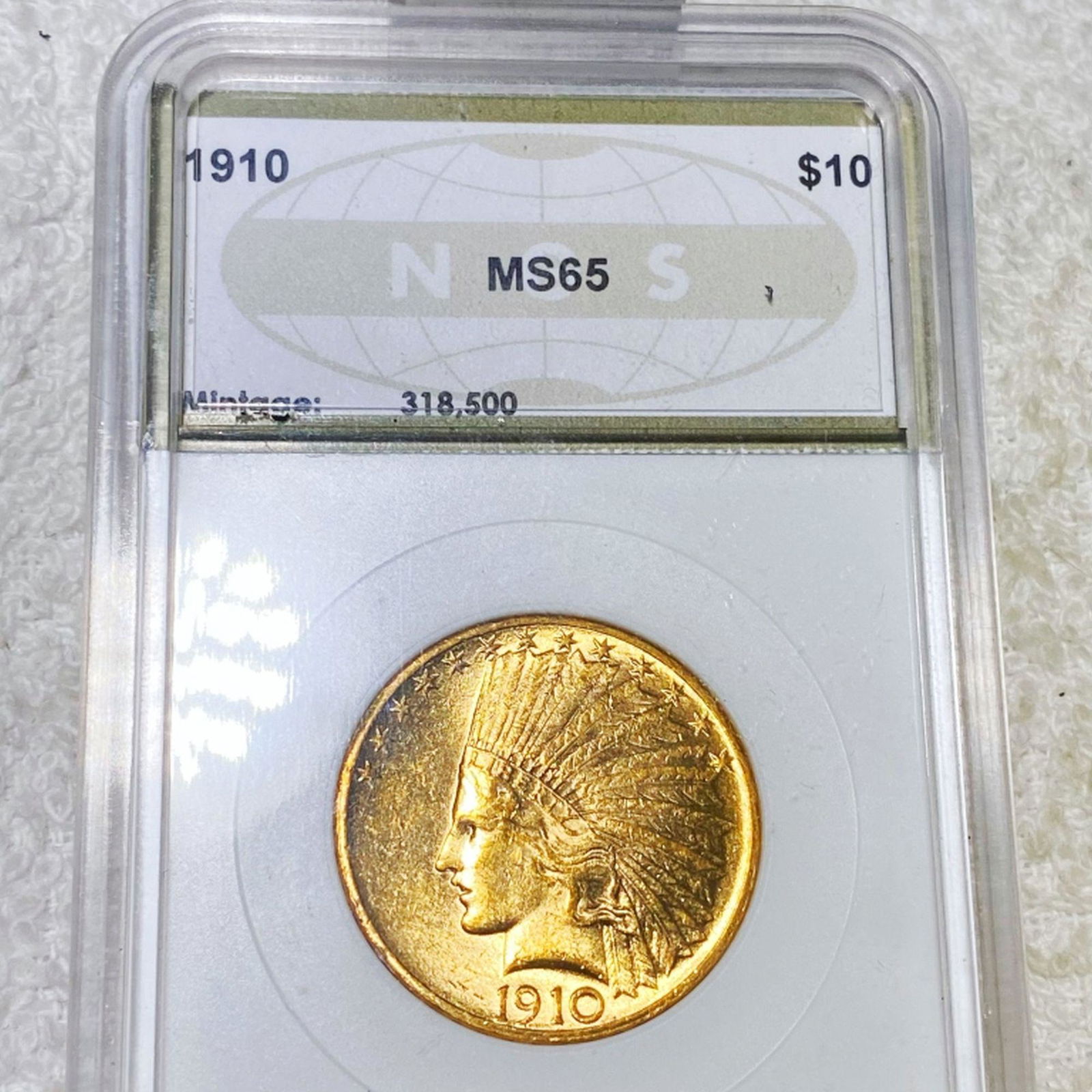 1910 $10 Gold Eagle NGS - MS65 (1 of 2)