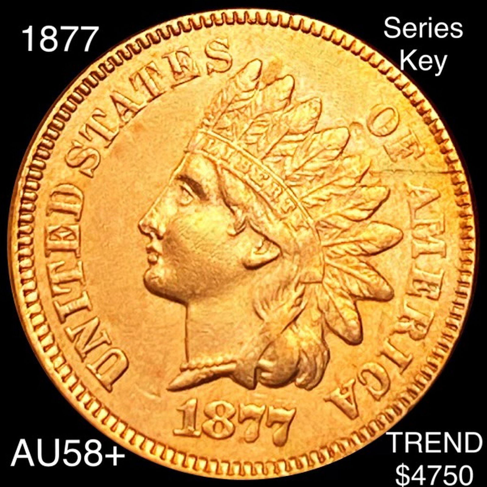1877 Indian Head Penny CHOICE AU (1 of 2)