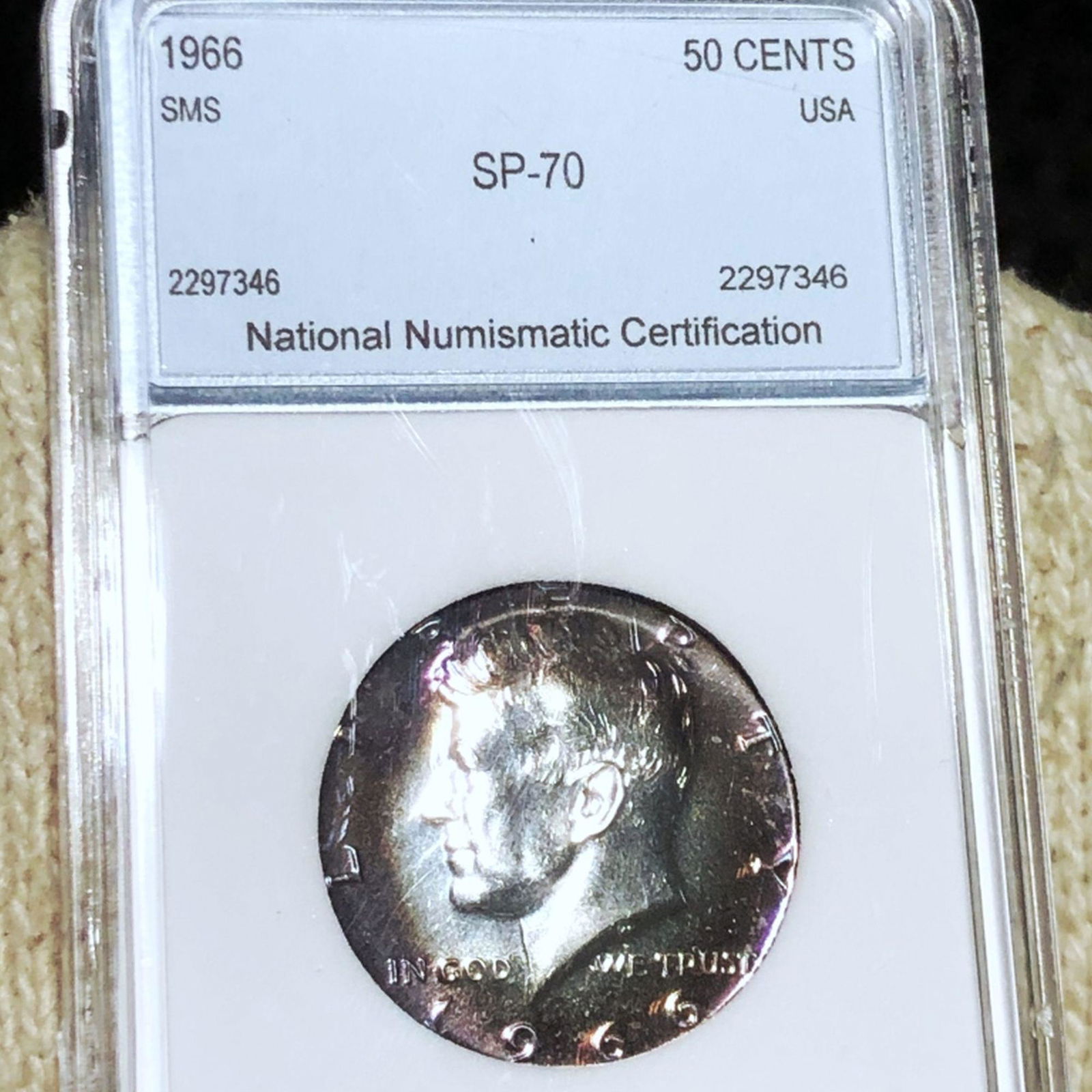 1966 Kennedy Half Dollar NNC - SP70 SMS (1 of 2)