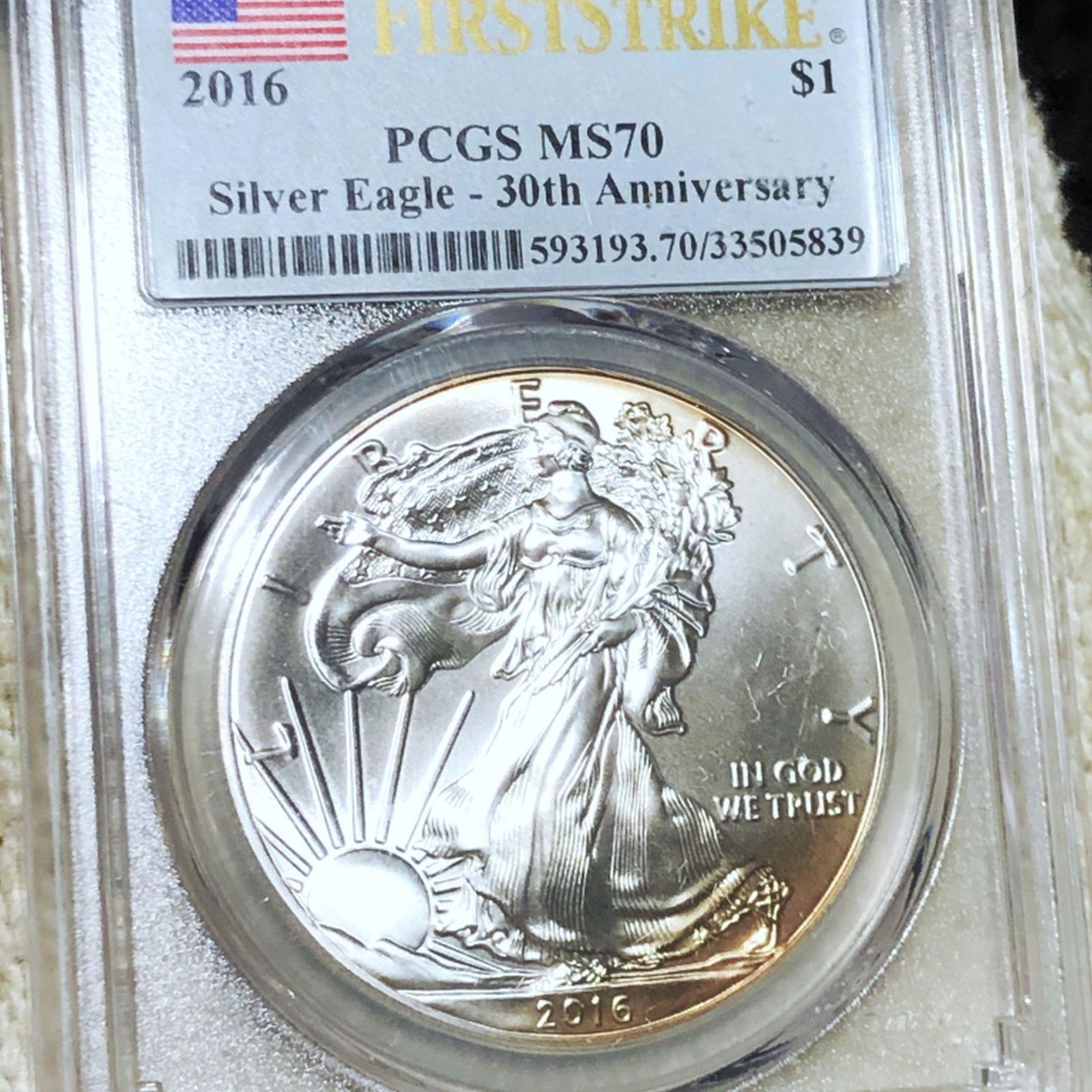 2016 Silver Eagle PCGS - MS70 (1 of 2)
