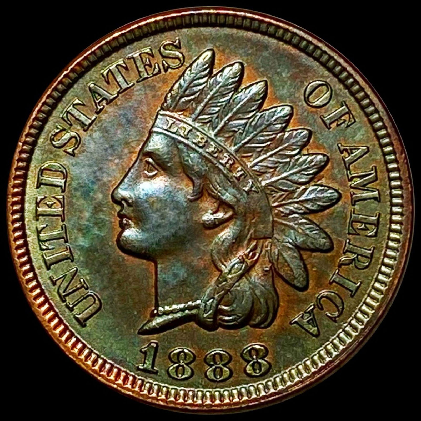 1888 Indian Head Penny UNCIRCULATED (1 of 2)