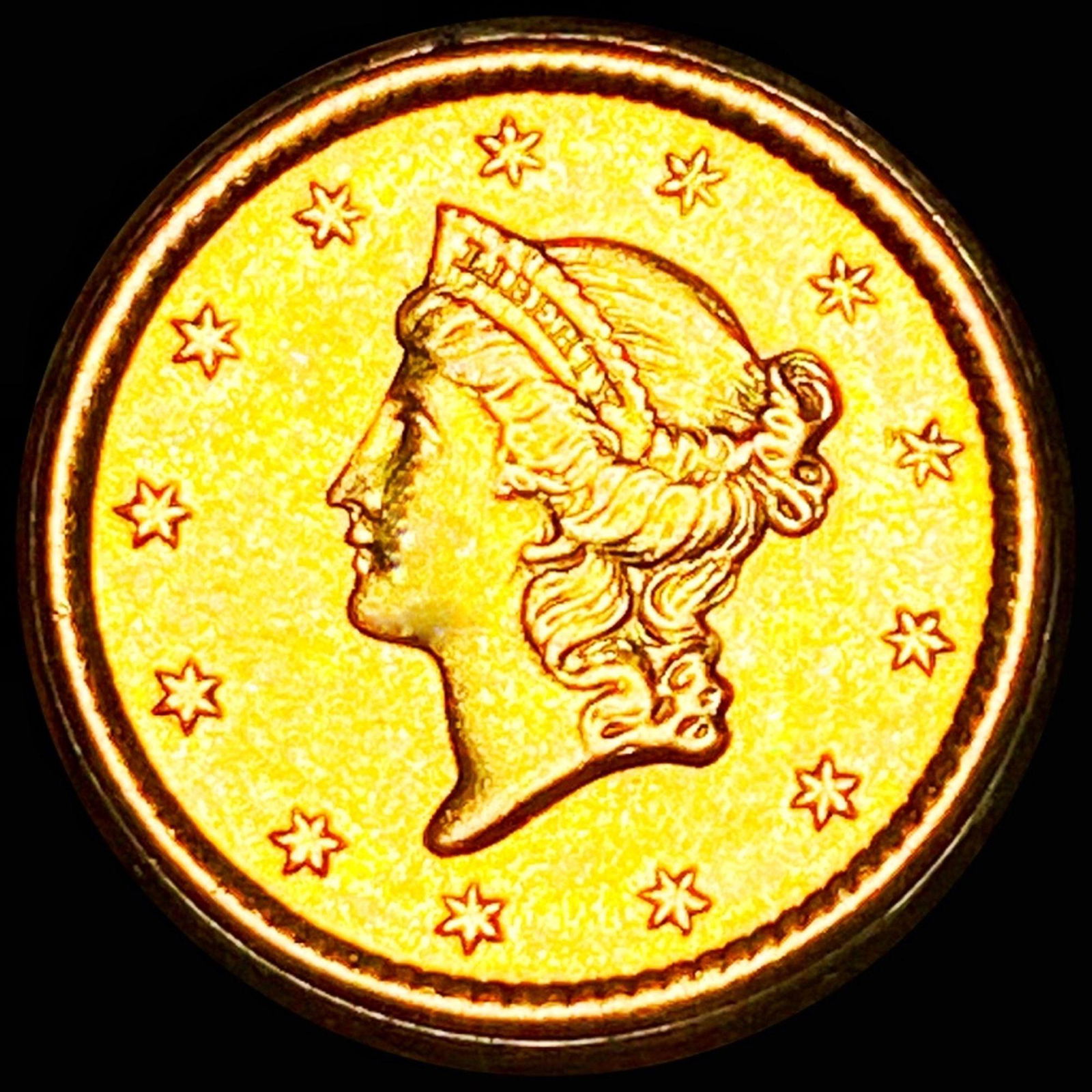 1854 Rare Gold Dollar UNCIRCULATED (1 of 2)