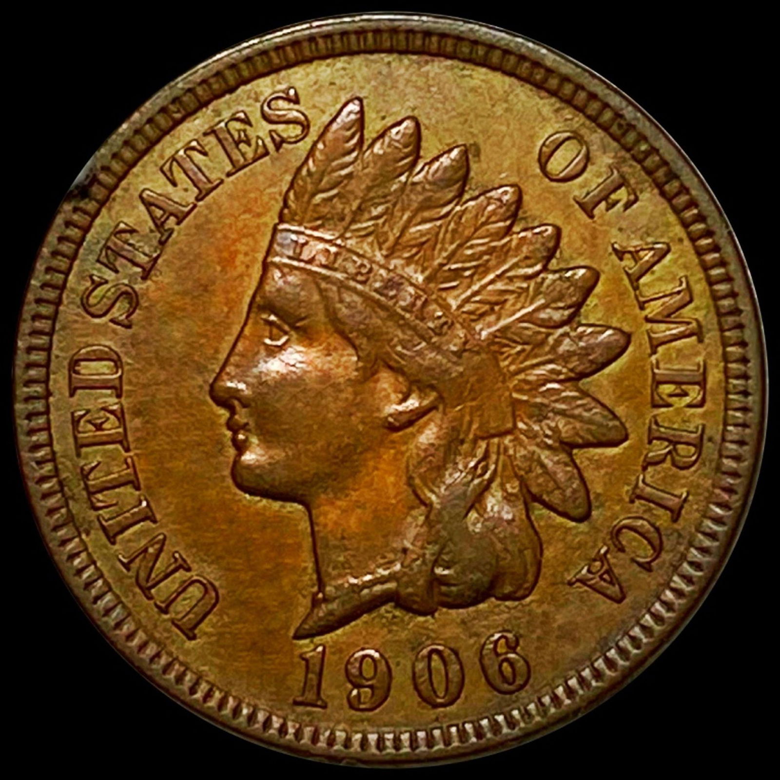 1906 Indian Head Penny CLOSELY UNCIRCULATED (1 of 2)