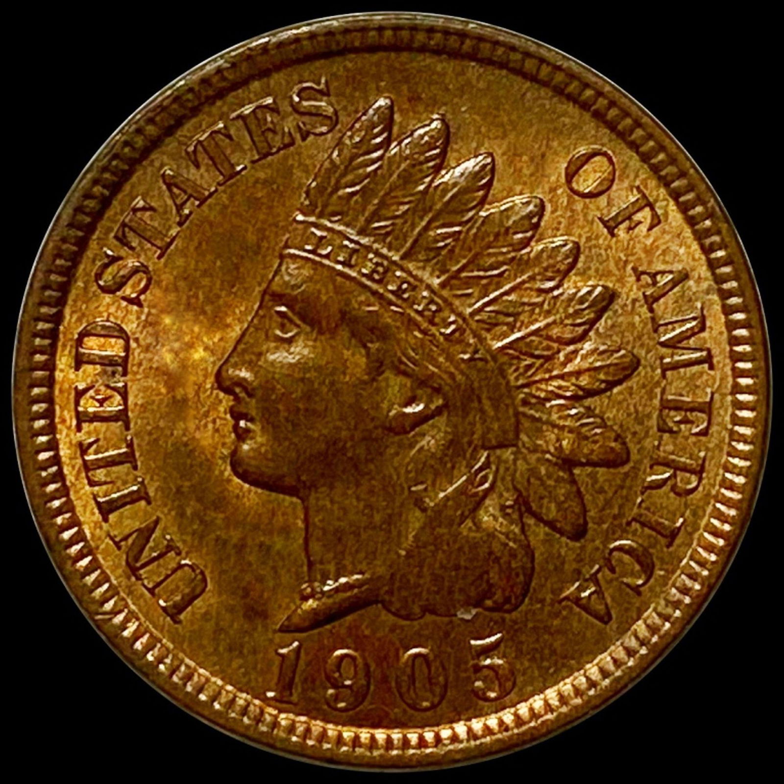 1905 Indian Head Penny UNCIRCULATED (1 of 2)