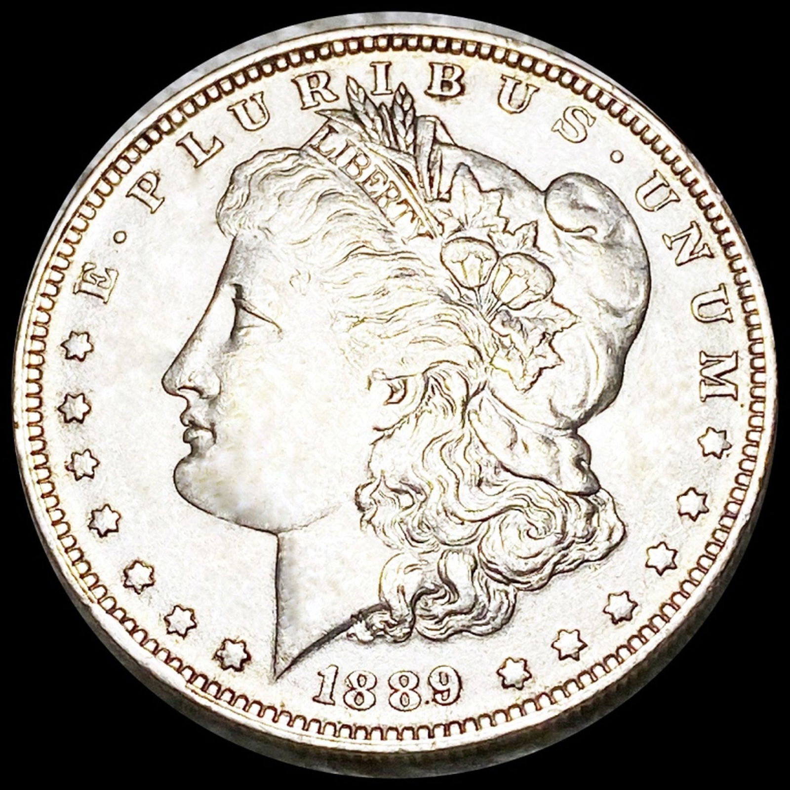 1889-O Morgan Silver Dollar CLOSELY UNC (1 of 2)