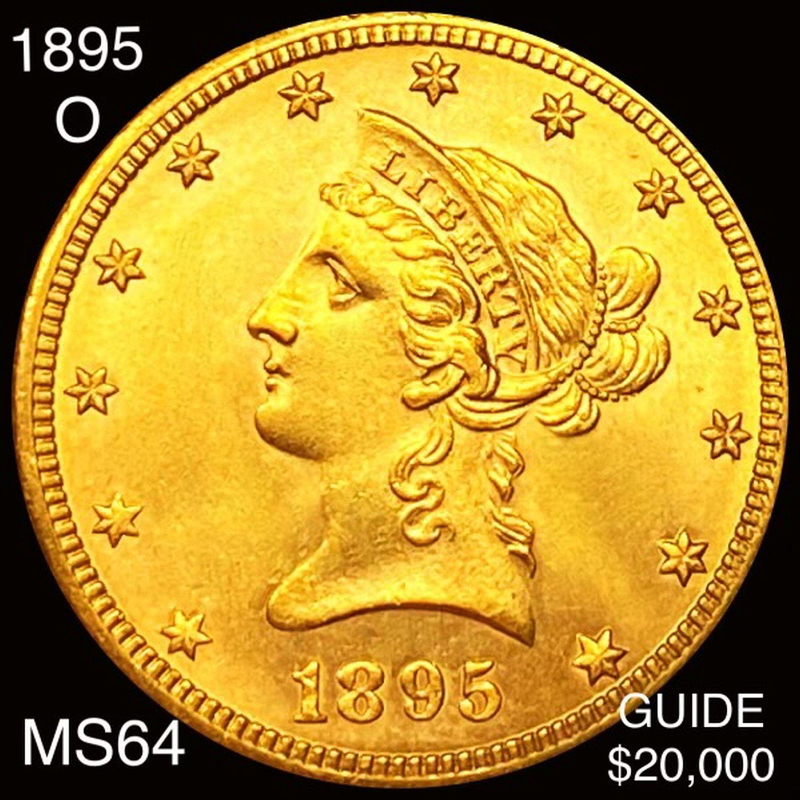 1895-O $10 Gold Eagle CHOICE BU (1 of 2)
