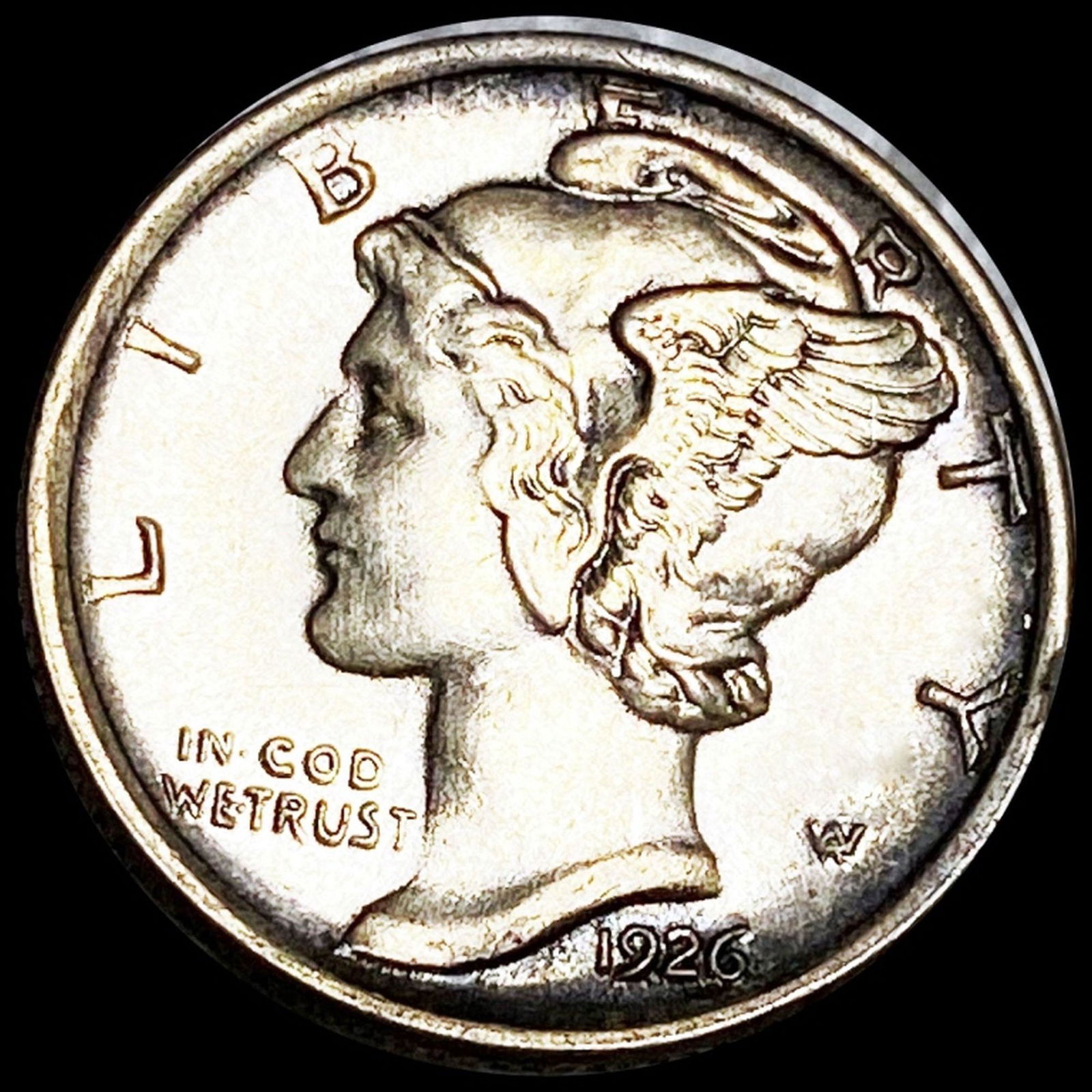 1926-D Mercury Silver Dime UNCIRCULATED (1 of 2)