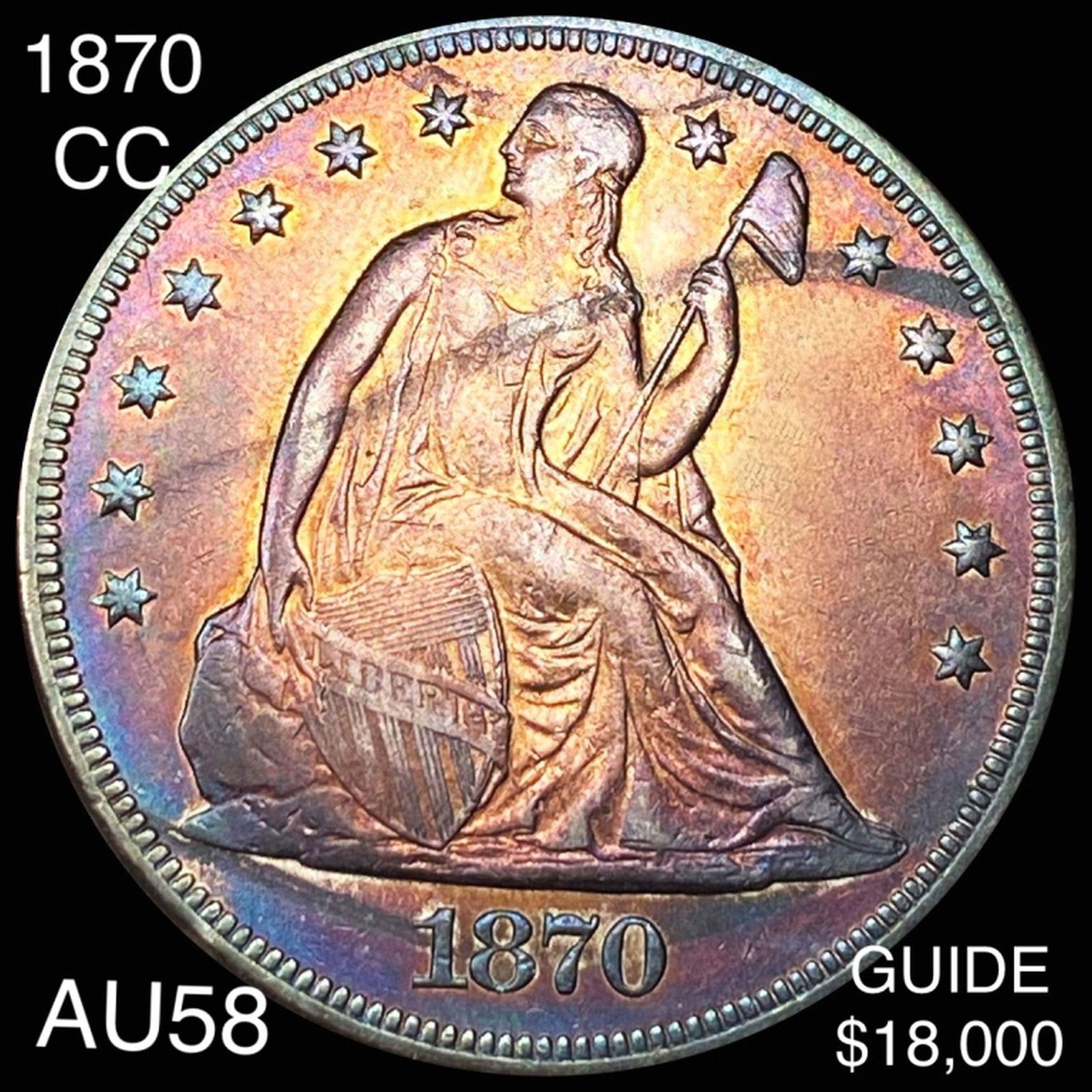 1870-CC Seated Liberty Dollar CHOICE AU (1 of 2)