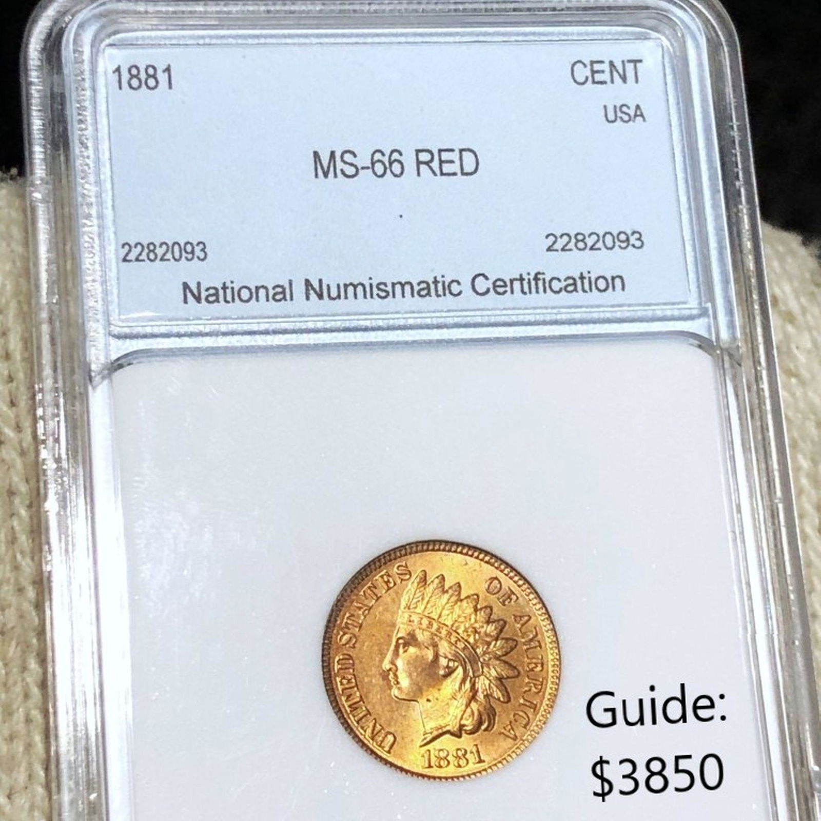 1881 Indian Head Penny NNC - MS 66 RED (1 of 2)