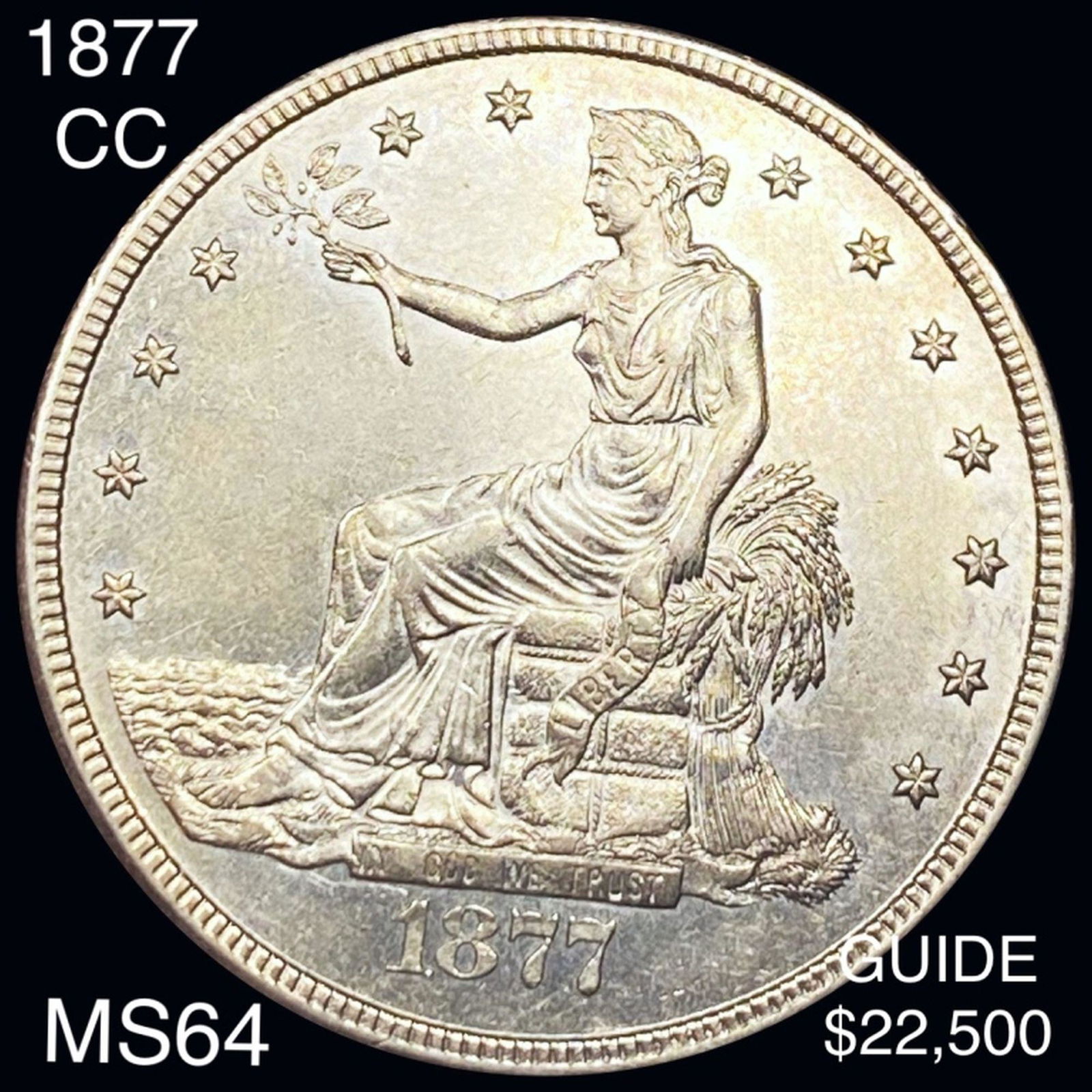 1877-CC Silver Trade Dollar CHOICE BU (1 of 2)