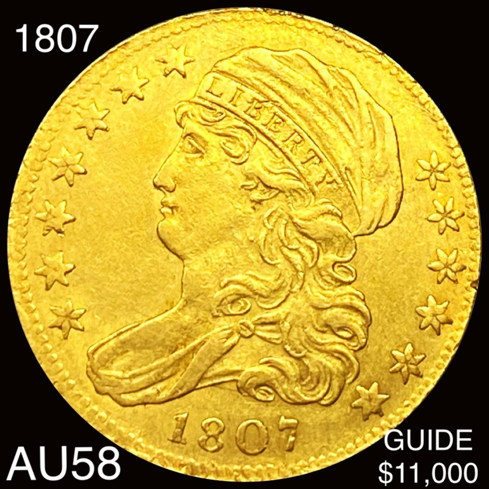 1807 $5 Gold Half Eagle CHOICE AU (1 of 2)
