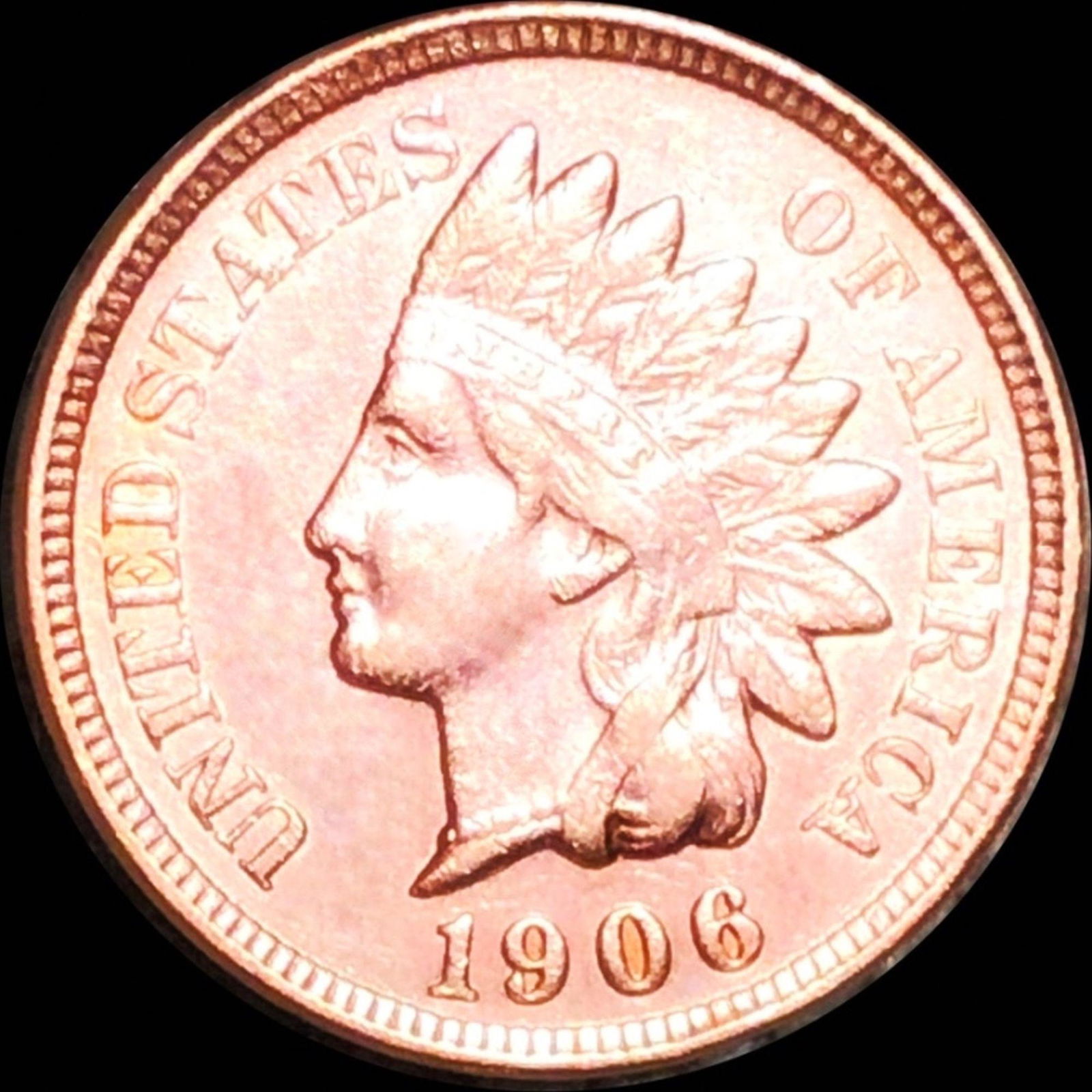 1906 Indian Head Penny UNCIRCULATED (1 of 2)