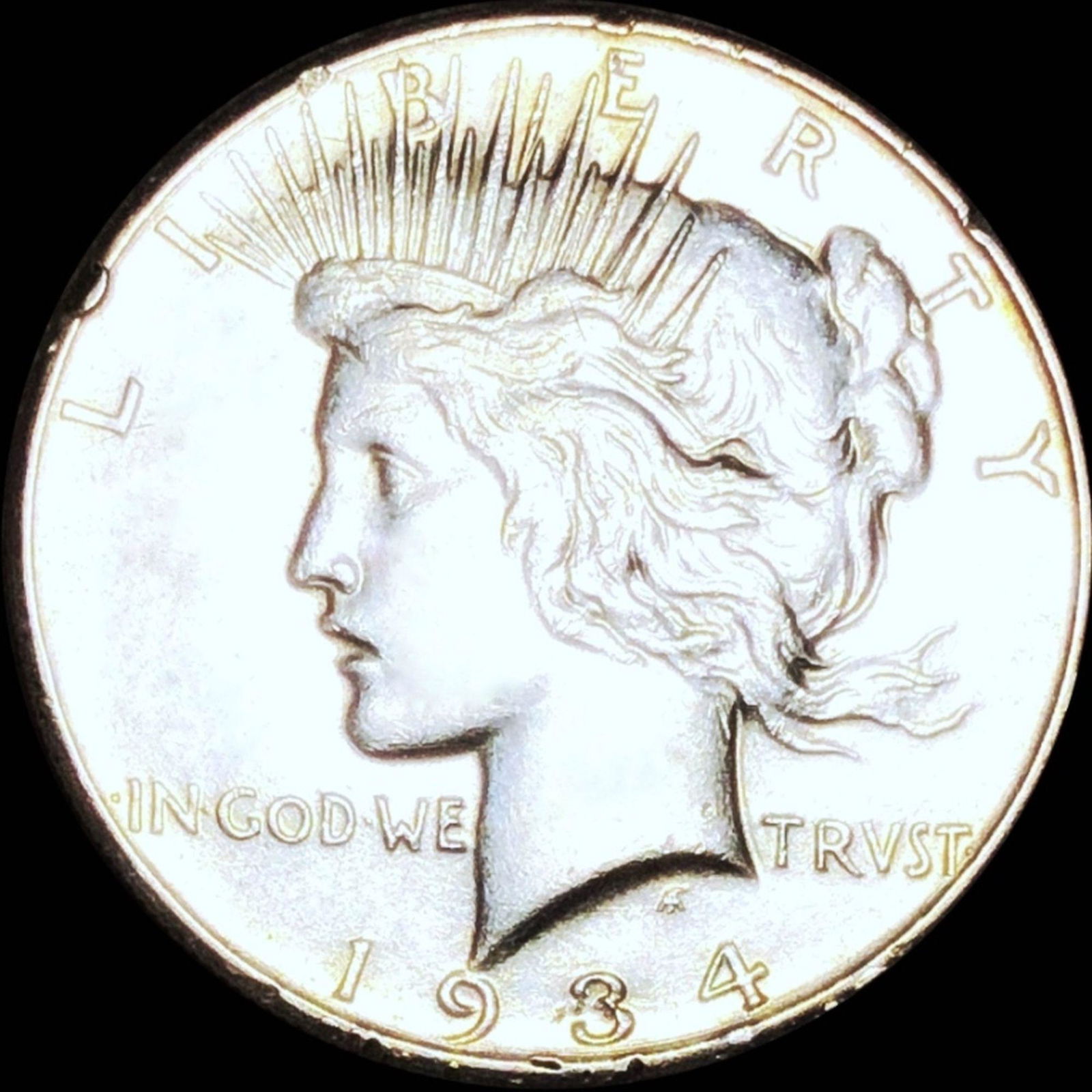 1934-S Silver Peace Dollar CLOSELY UNCIRCULATED (1 of 2)