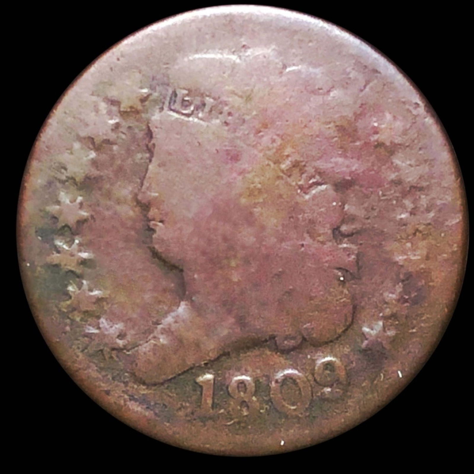 1809 Classic Head Half Cent NICELY CIRCULATED (1 of 2)