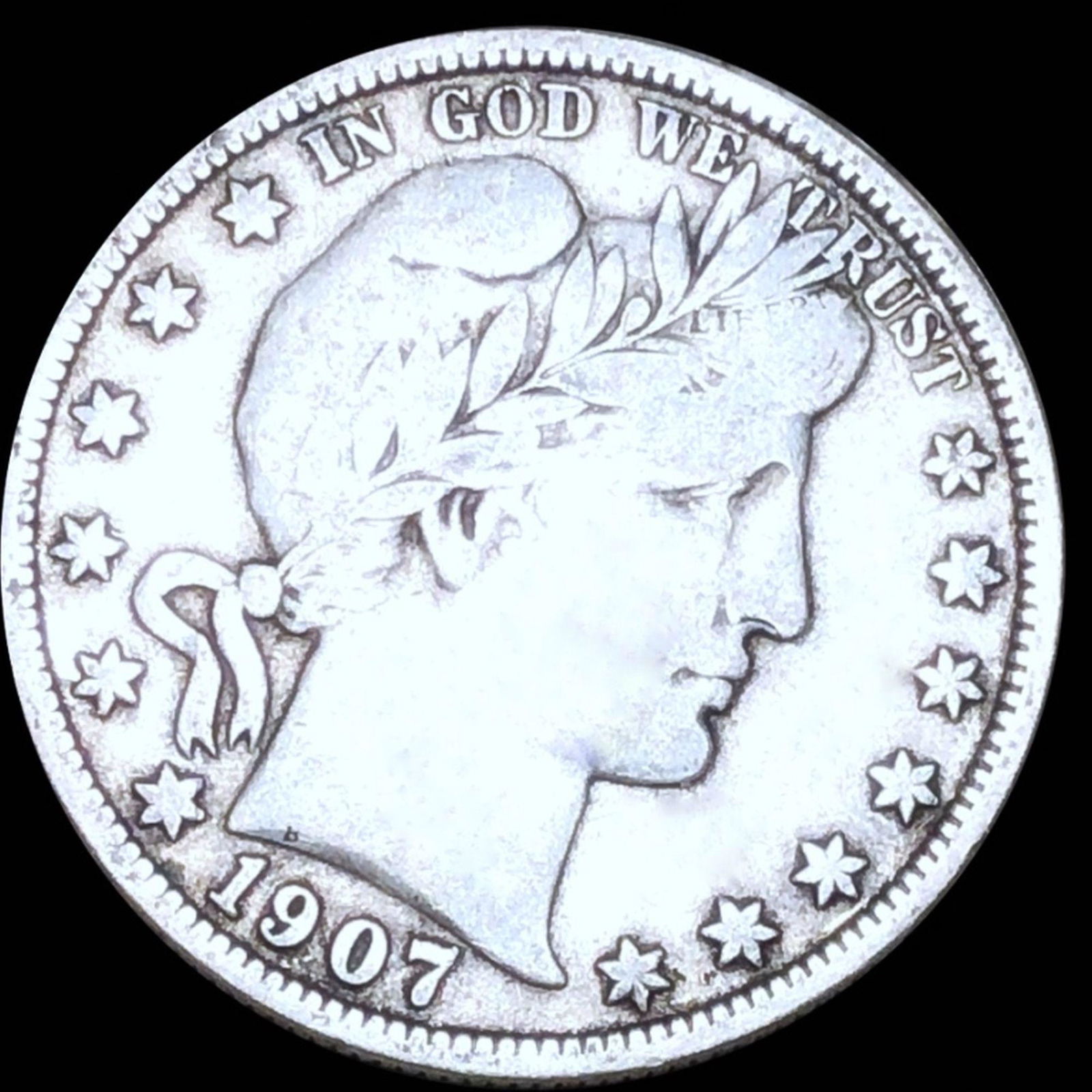 1907 Barber Half Dollar NICELY CIRCULATED (1 of 2)