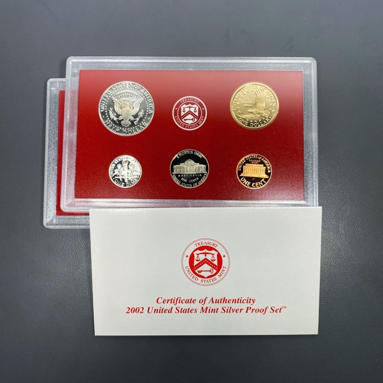 2002 United States Mint Silver Proof Set GEM (1 of 5)