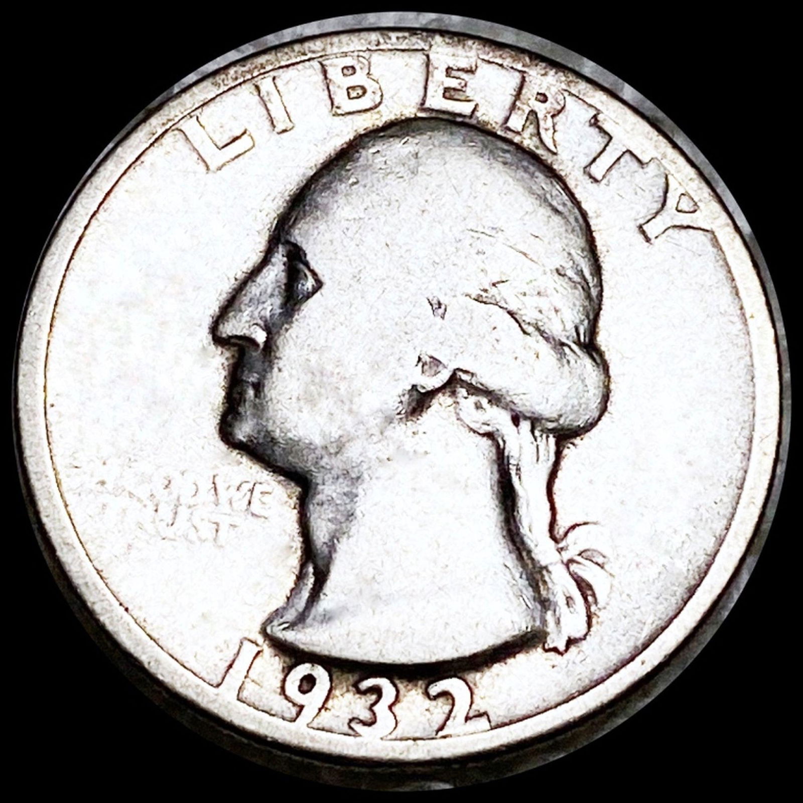 1932-D Washington Silver Quarter NICELY CIRCULATED (1 of 2)