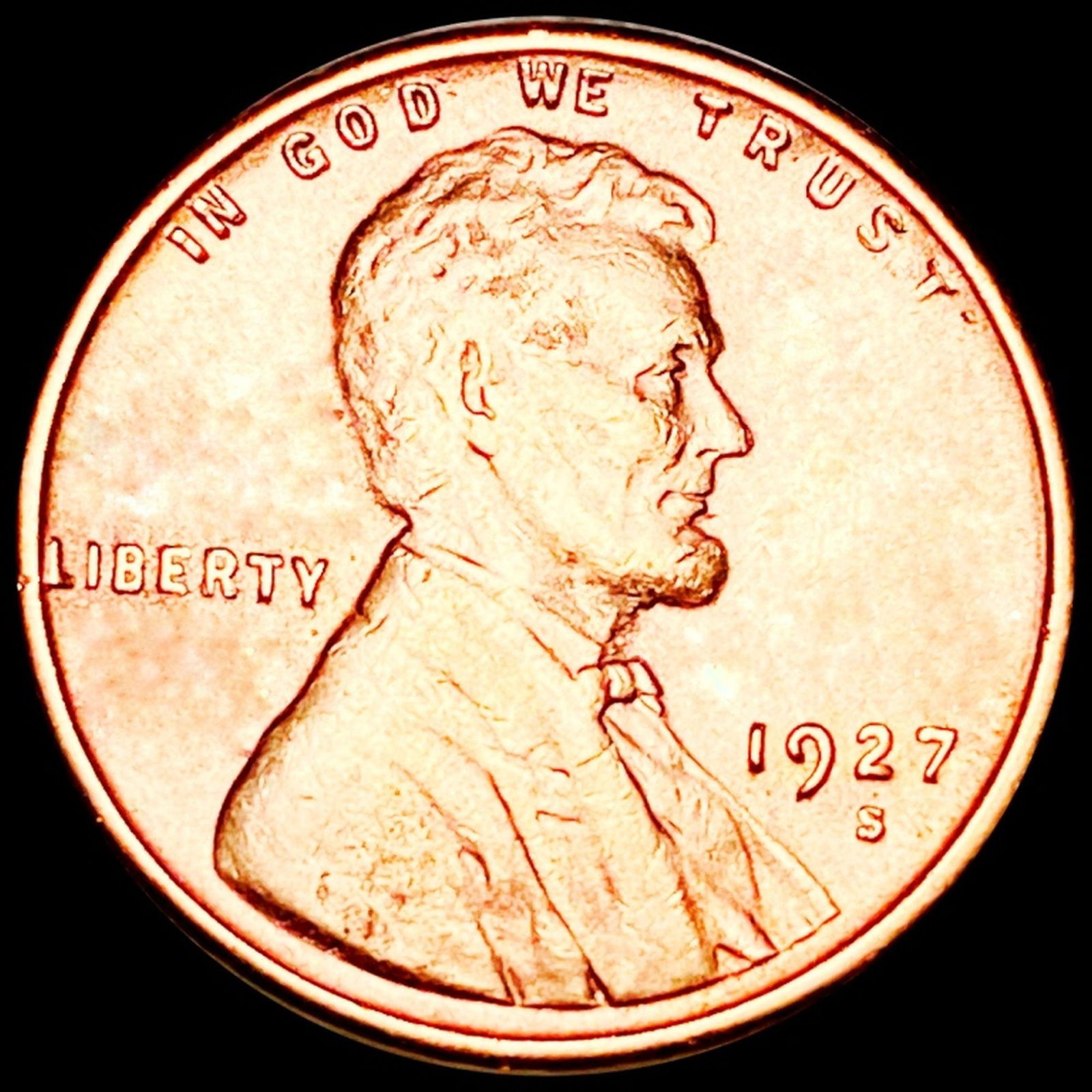 1927-S Lincoln Wheat Penny UNCIRCULATED (1 of 2)