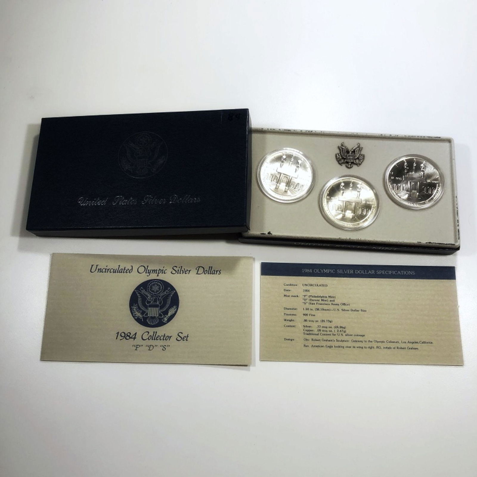 1984 Olympic Silver Dollar Set GEM PROOF (1 of 2)