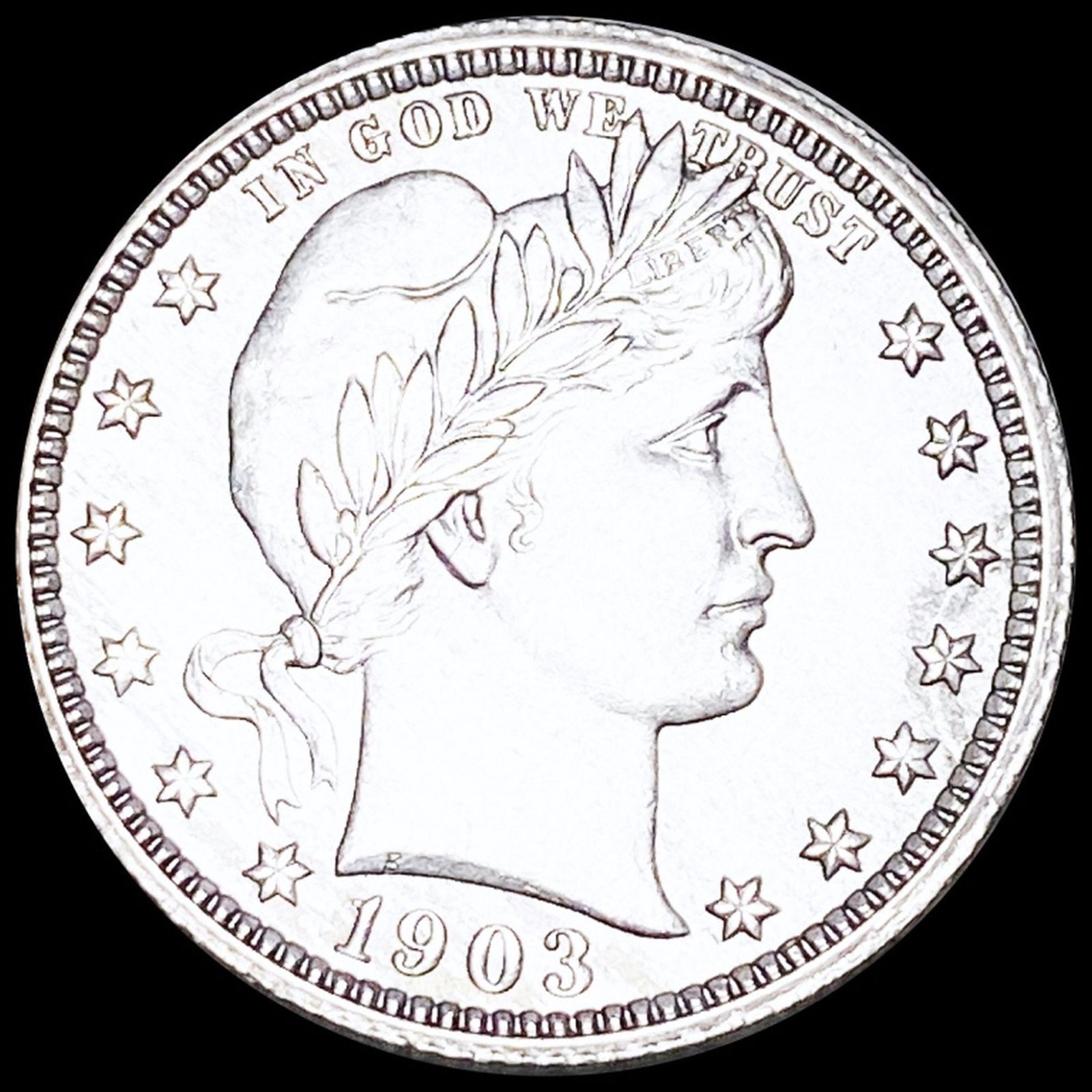 1903-O Barber Silver Quarter UNCIRCULATED (1 of 2)