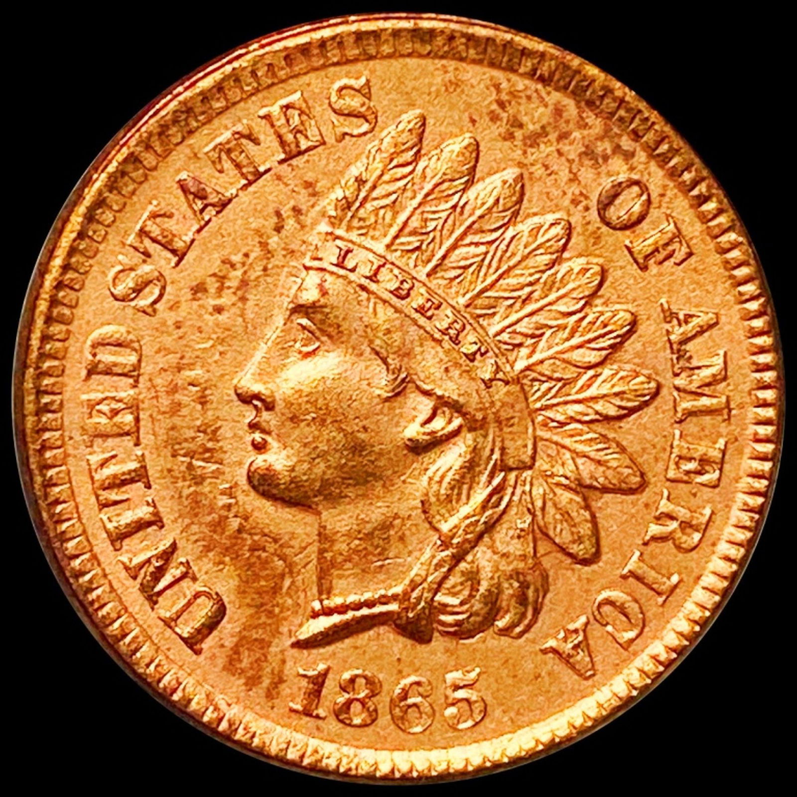 1865 Indian Head Penny UNCIRCULATED (1 of 2)
