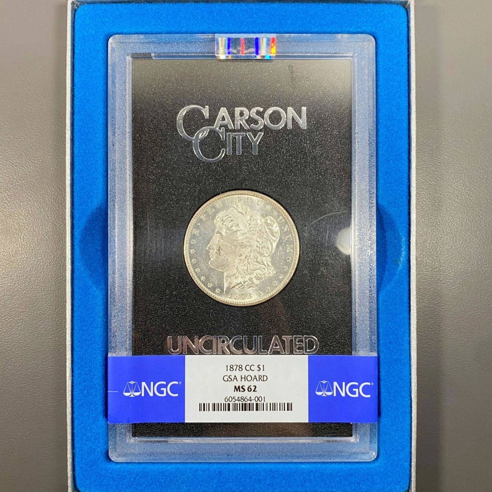 1878-CC Morgan Silver Dollar NGC - MS62 (1 of 2)