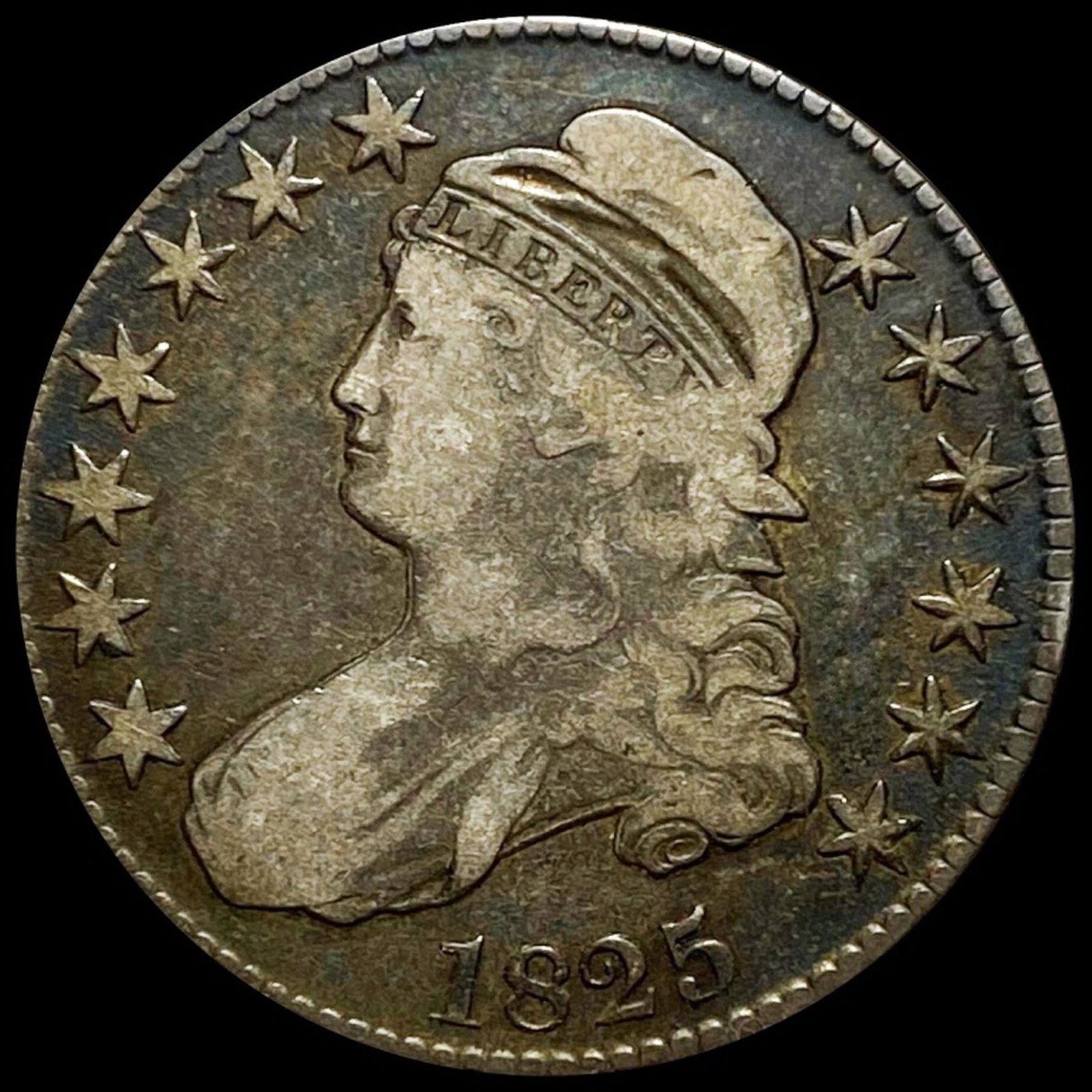 1825 Capped Bust Half Dollar NICELY CIRCULATED (1 of 2)