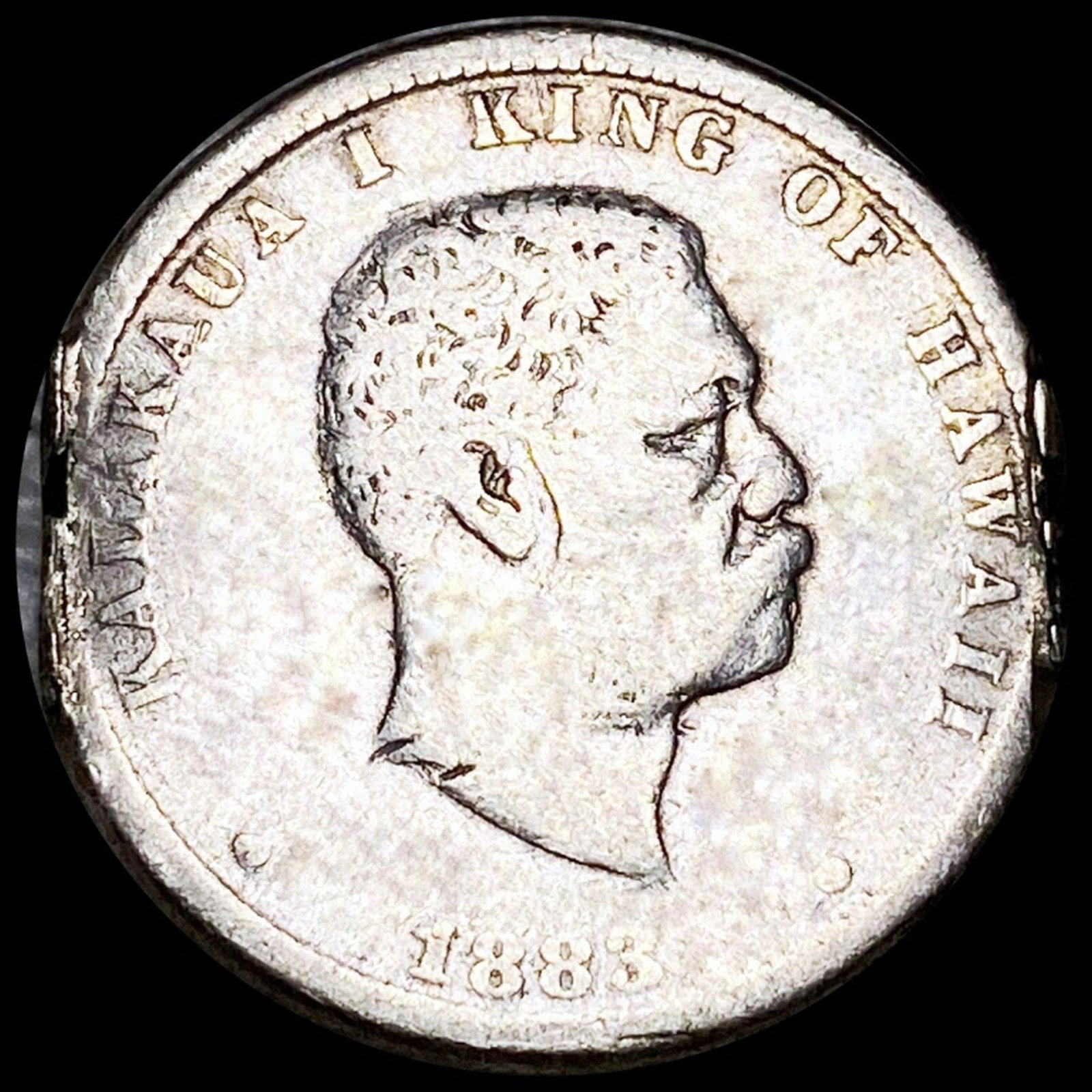 1883 Kingdom Of Hawaii Quarter NICELY CIRCULATED: 1883 Kingdom Of Hawaii Quarter NICELY CIRCULATED