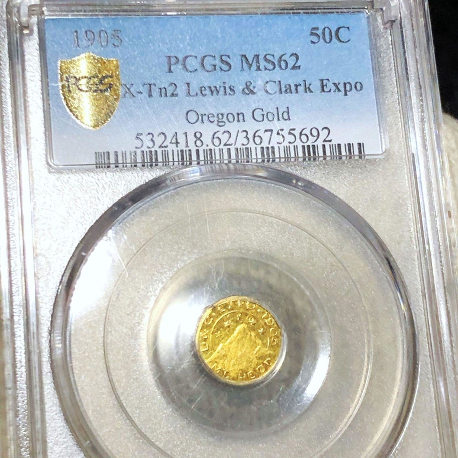 1905 Lewis & Clark Gold Half Dollar PCGS - MS62 (1 of 2)
