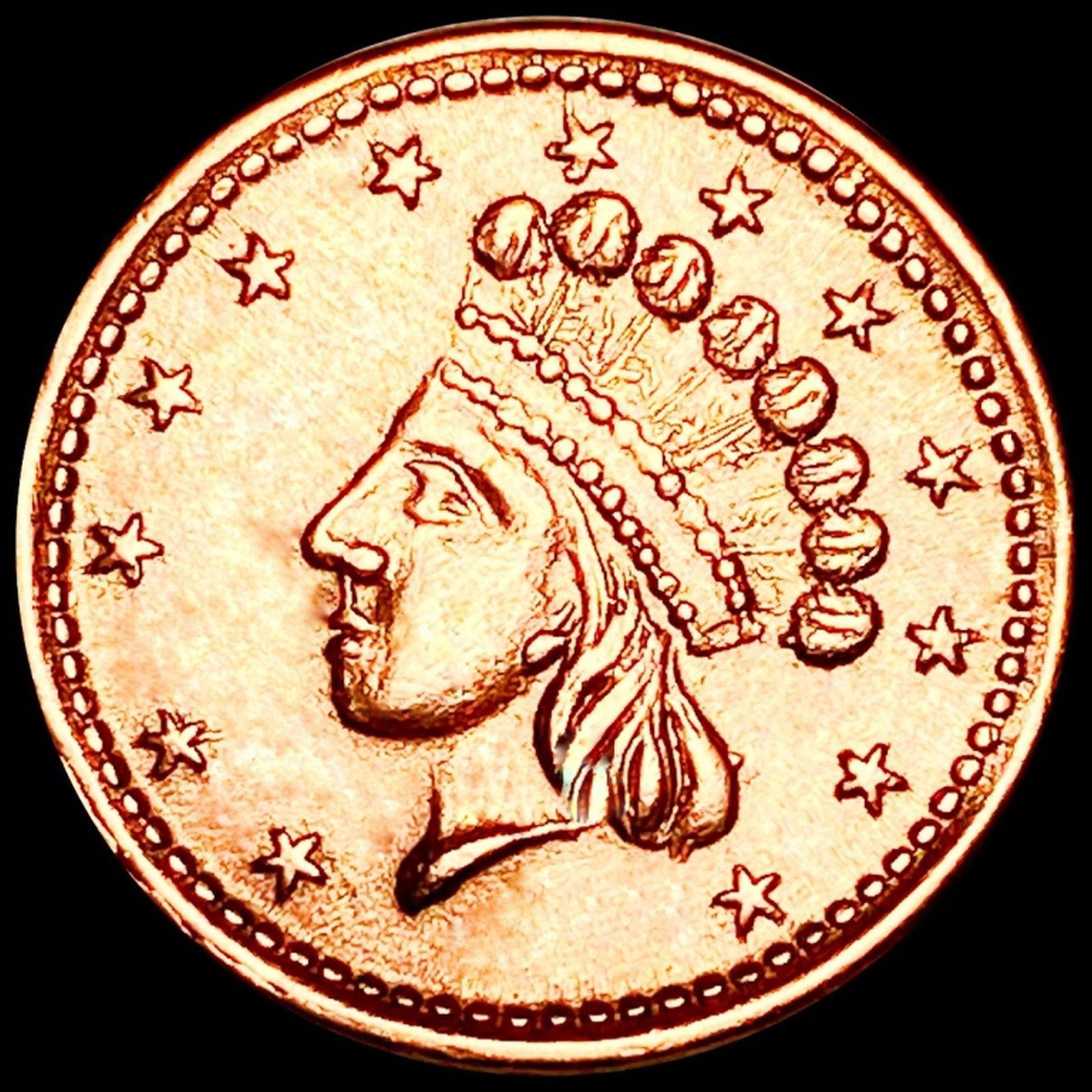 1864 "Union Forever" Civil War Token UNCIRCULATED (1 of 2)