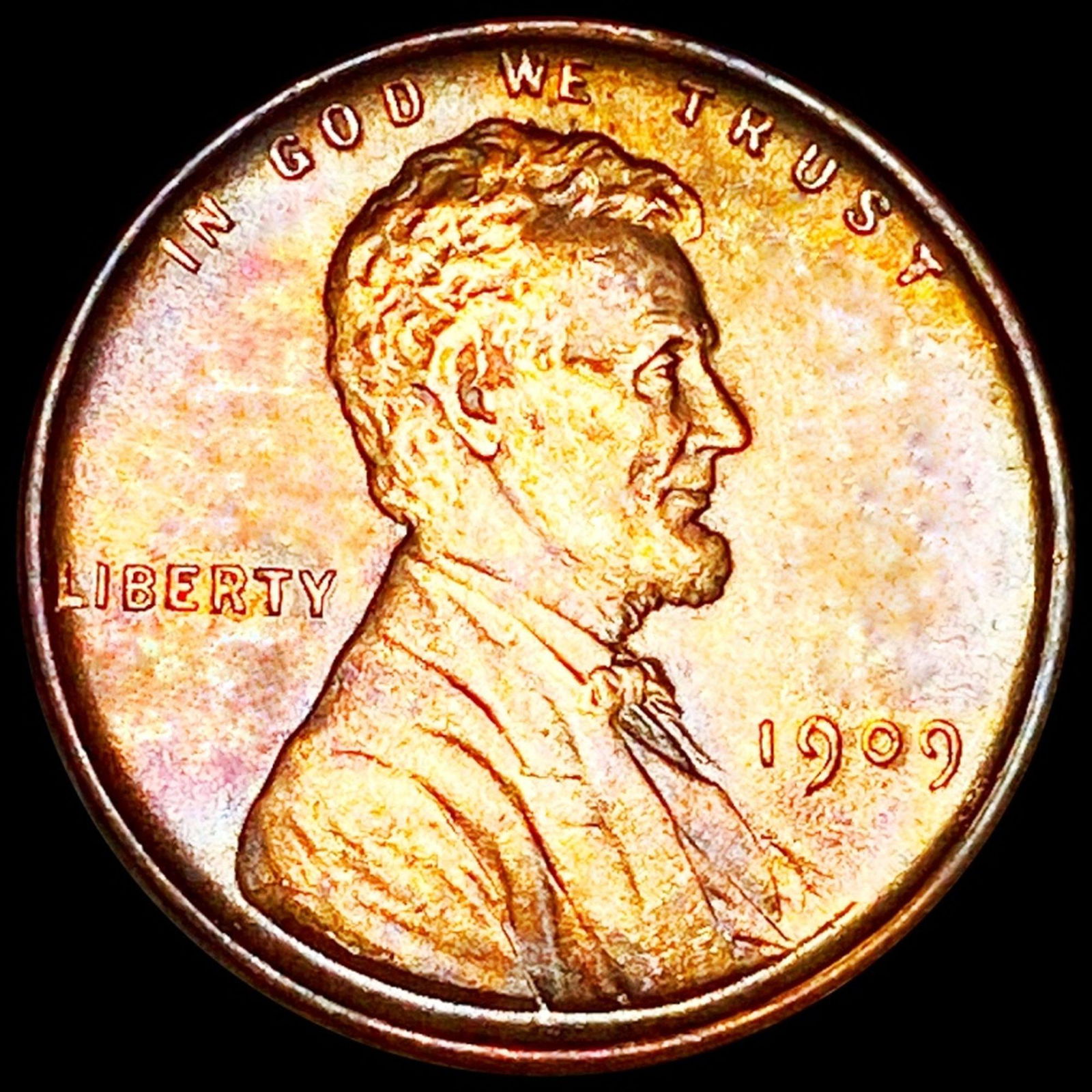 1909 Lincoln Wheat Penny UNCIRCULATED (1 of 2)