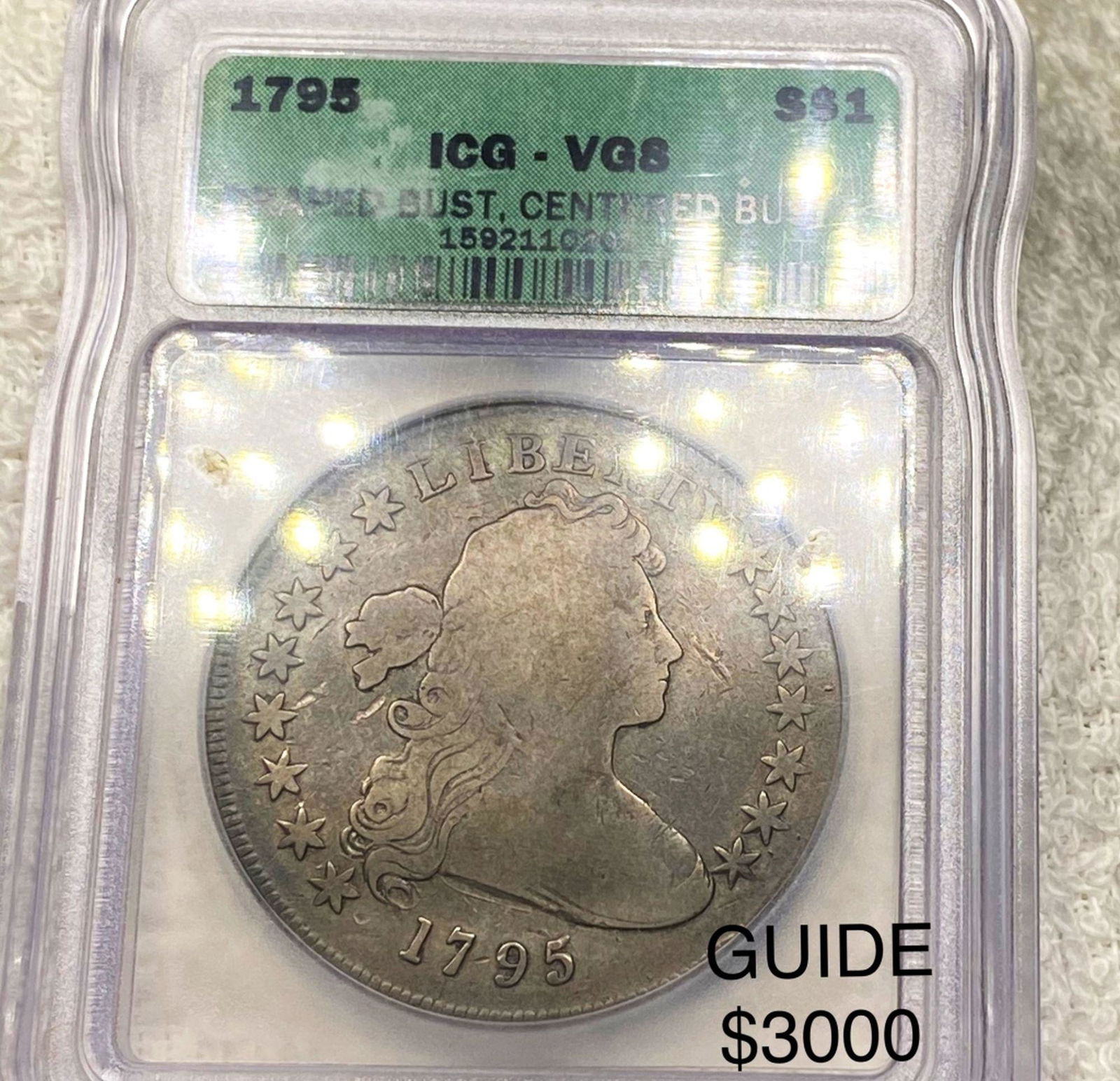 1795 Draped Bust Dollar ICG - VG8 (1 of 2)