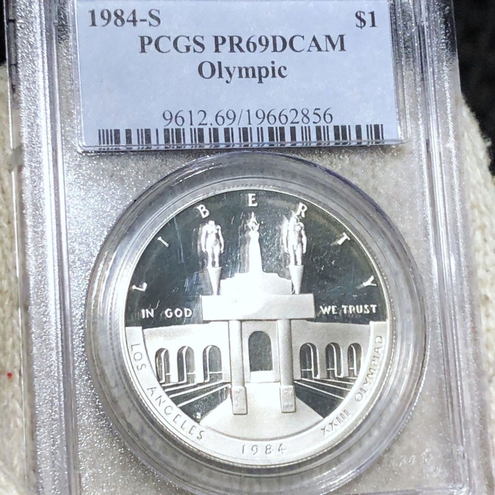 1984-S Olympic Silver Dollar PCGS - PR 69 DCAM (1 of 2)
