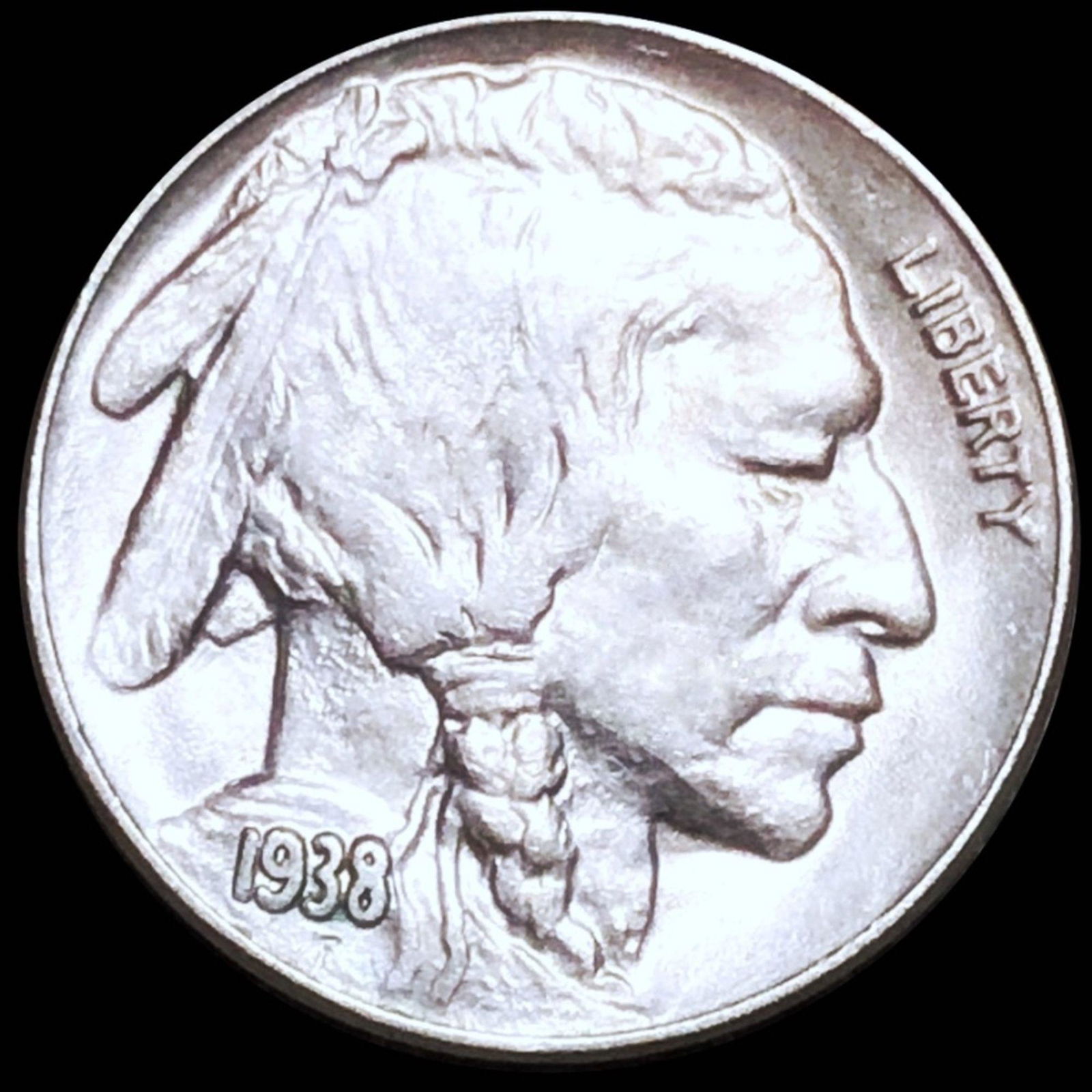 1938-D Buffalo Head Nickel CLOSELY UNC (1 of 2)