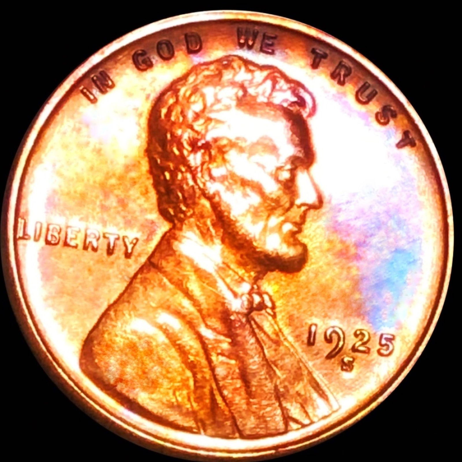 1925-S Lincoln Wheat Penny UNCIRCULATED (1 of 2)