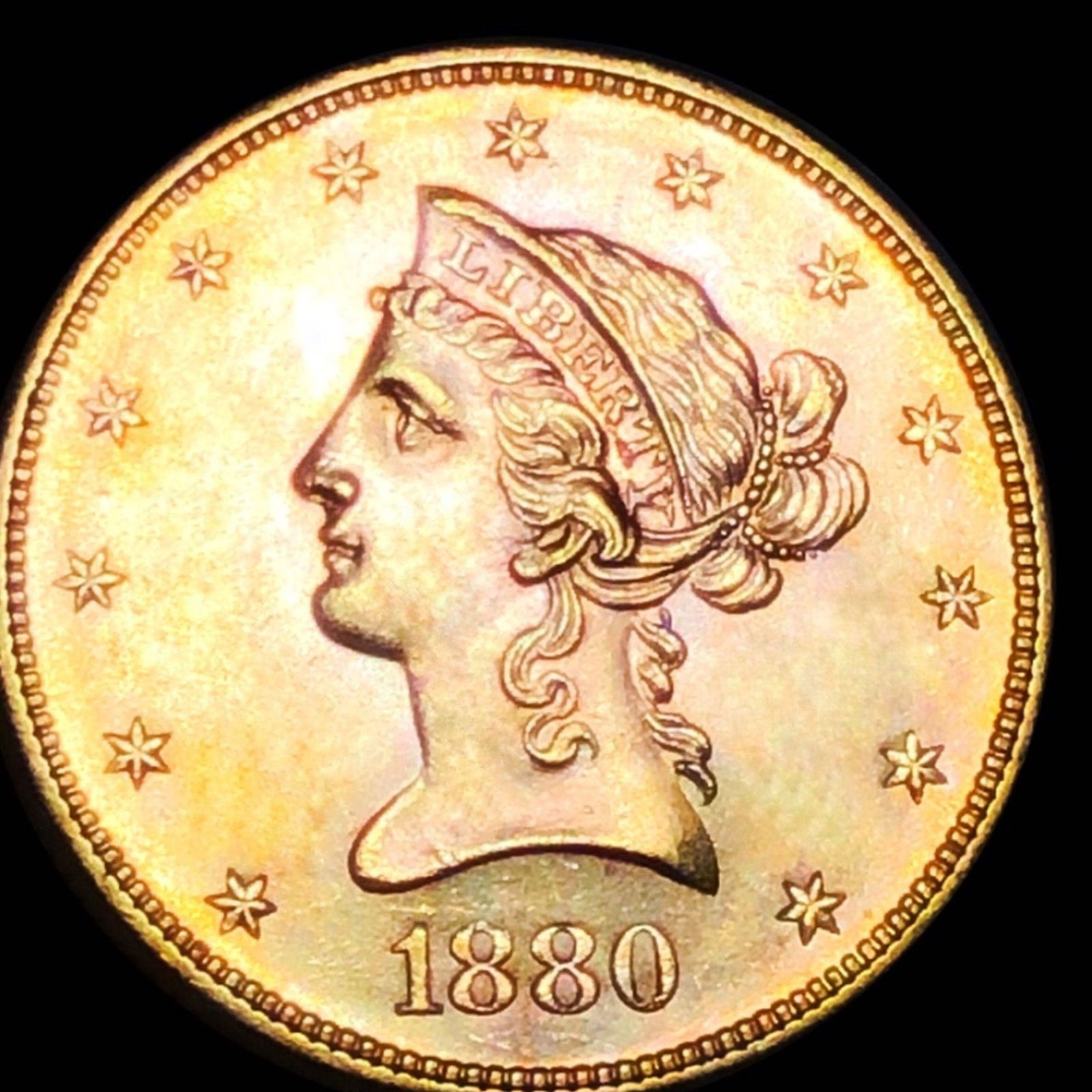 1880-S $10 Gold Eagle UNCIRCULATED (1 of 2)