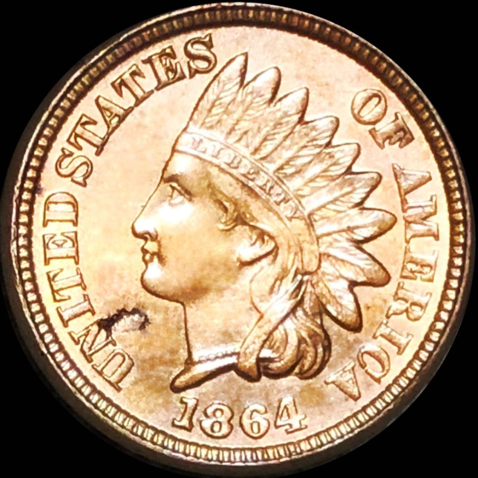 1864 "With L" Indian Head Penny UNCIRCULATED (1 of 2)