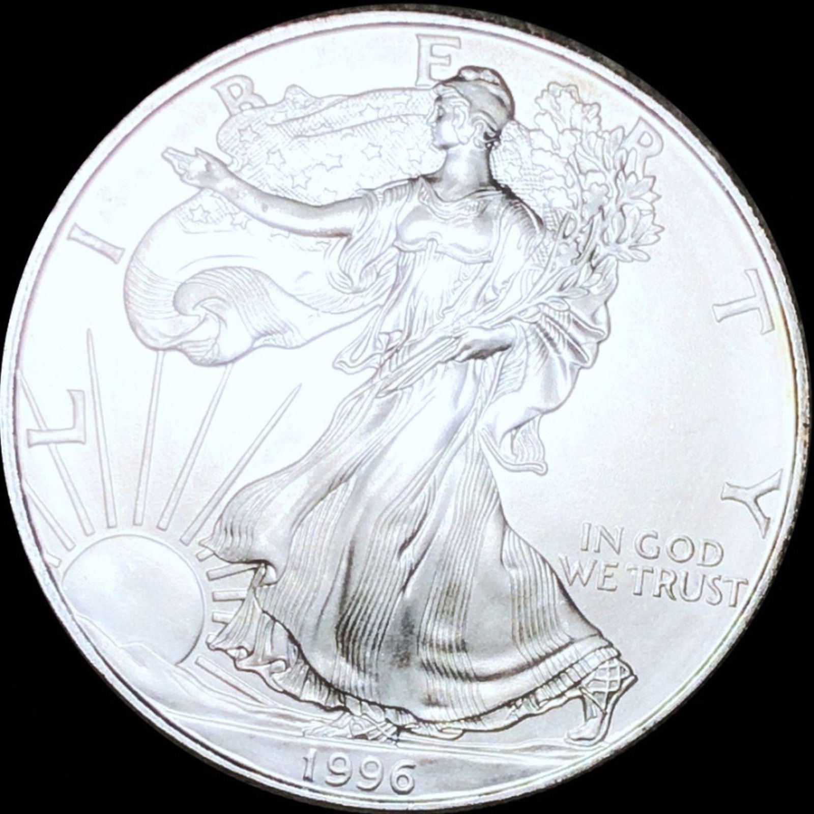 1996 American Silver Eagle UNCIRCULATED (1 of 2)