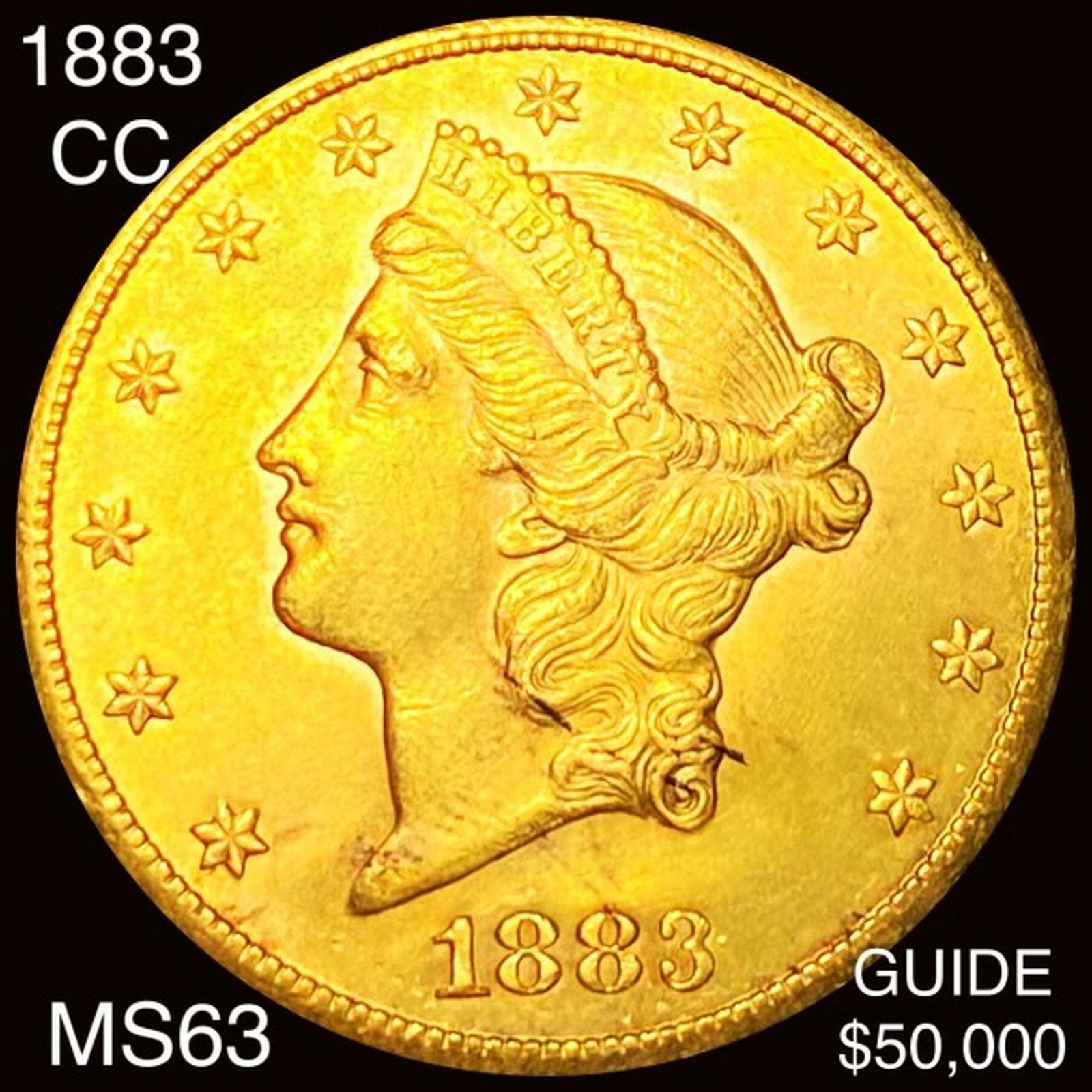 1883-CC $20 Gold Double Eagle CHOICE BU (1 of 2)