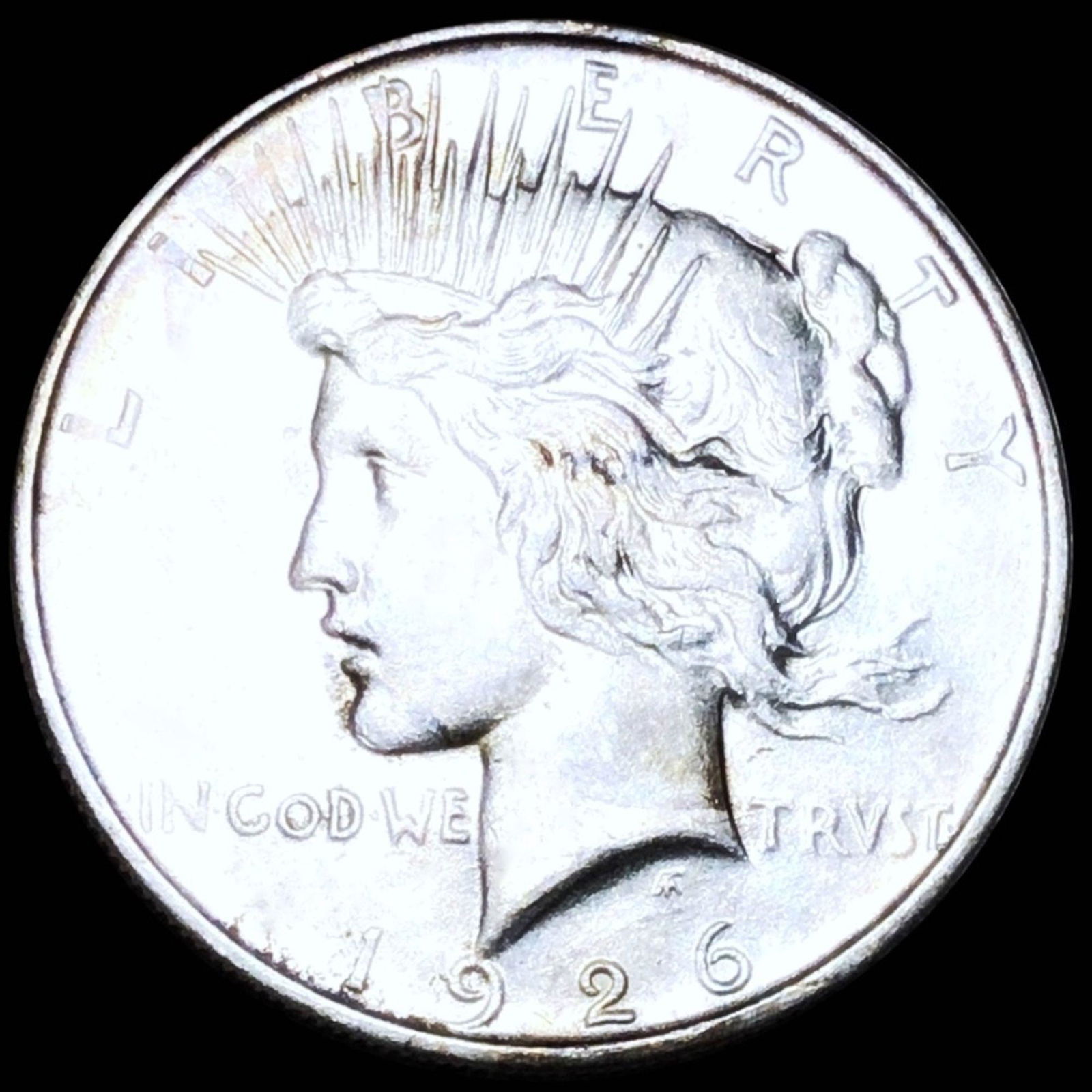 1926-D Silver Peace Dollar CLOSELY UNC (1 of 2)