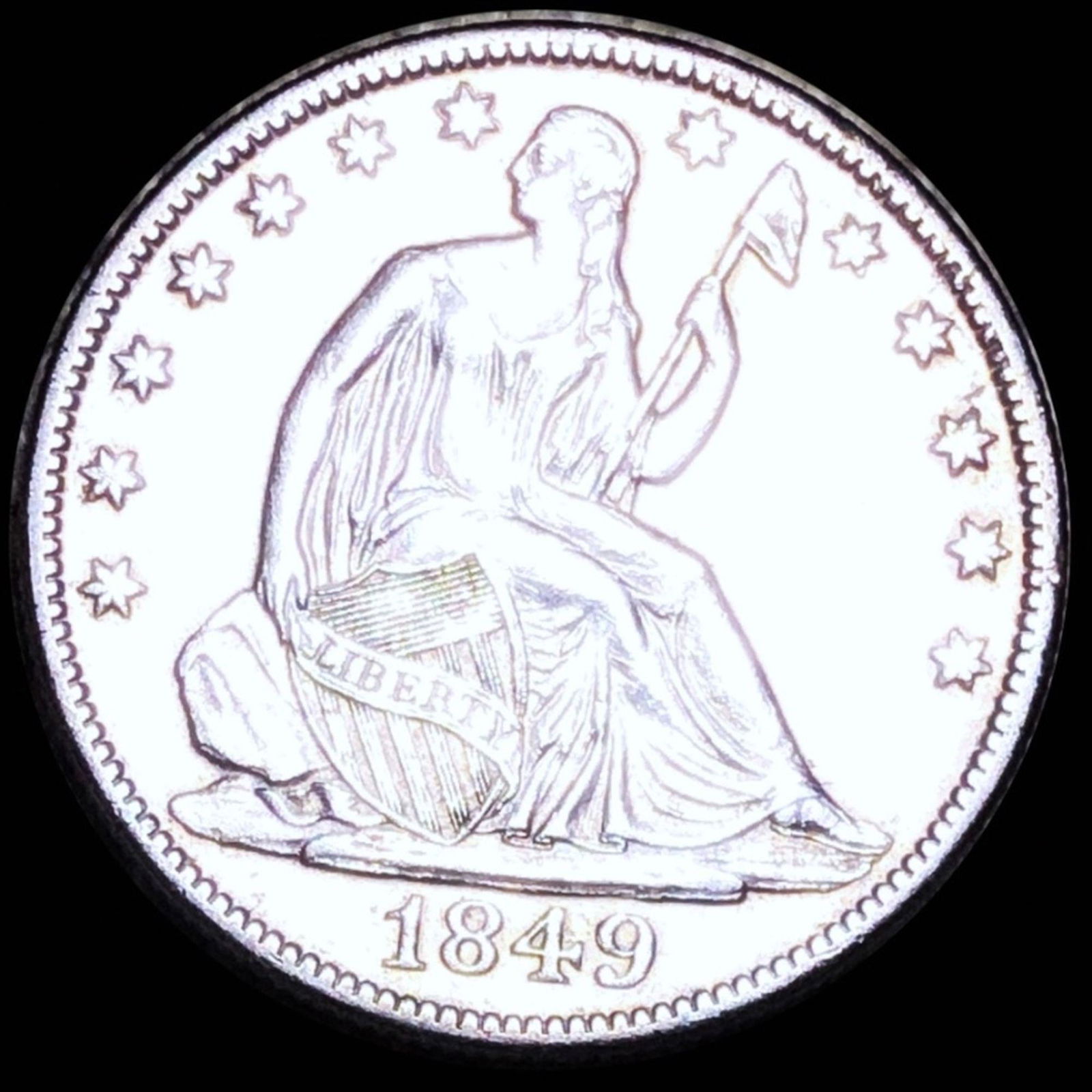 1849-O Seated Half Dollar UNCIRCULATED (1 of 2)