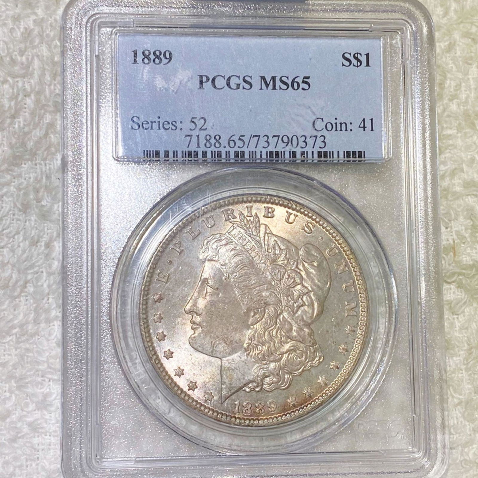 1889 Morgan Silver Dollar PCGS - MS65 (1 of 2)