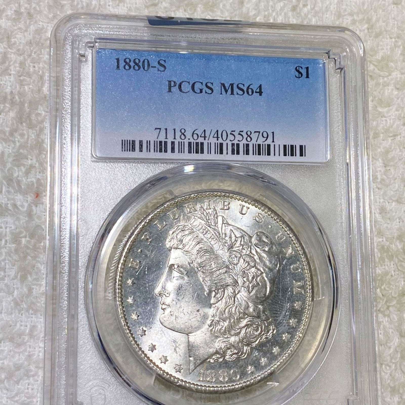1880-S Morgan Silver Dollar PCGS - MS64 (1 of 2)